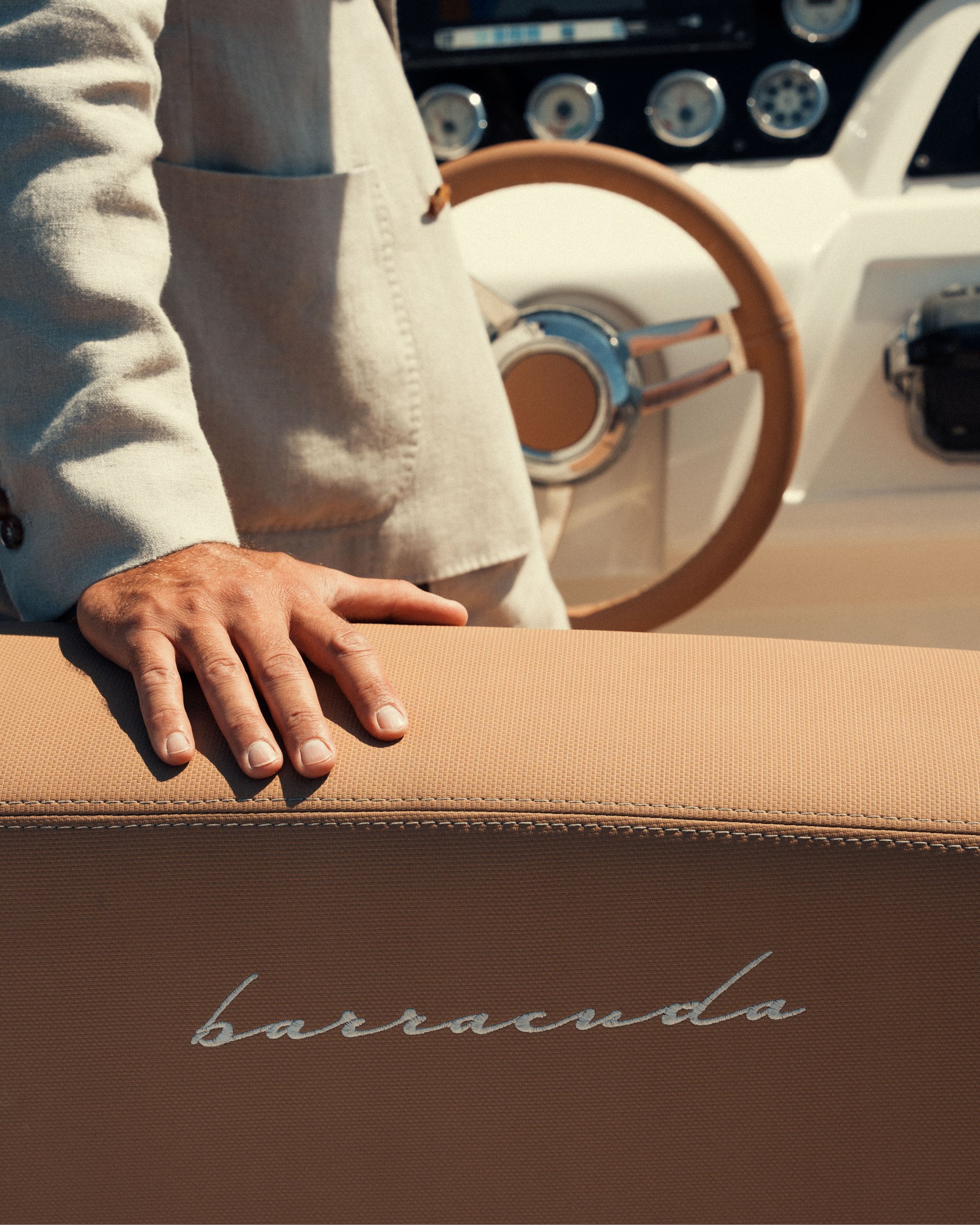 Alberto Mancini on board of Barracuda