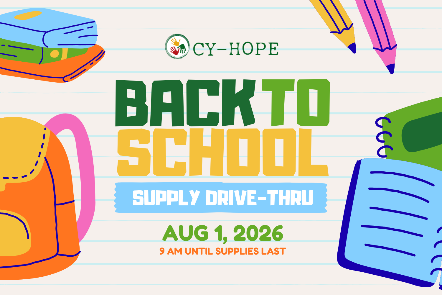 Back to School Supply Drive Thru