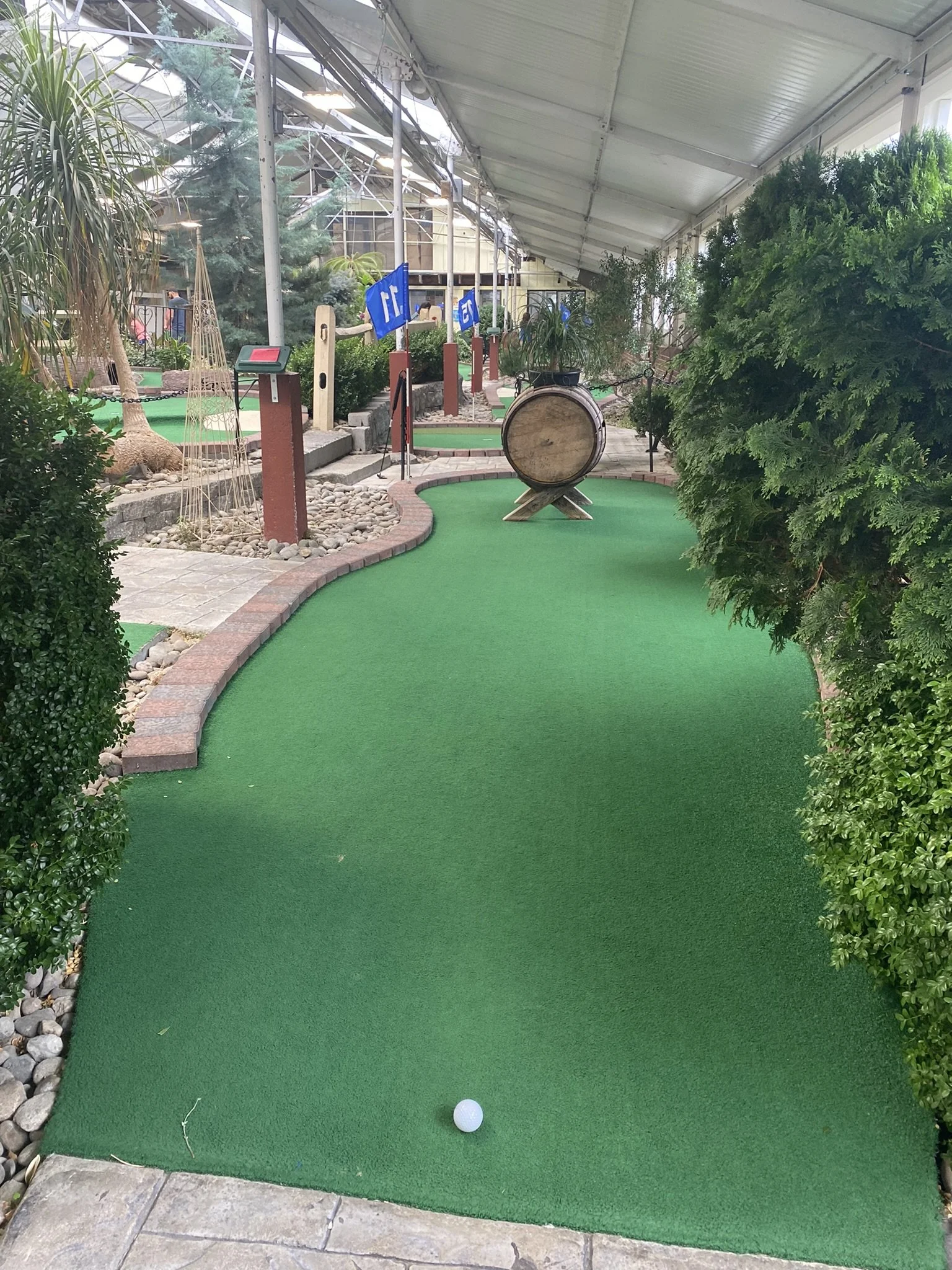 Go Under a Barrel on the 11th Hole...