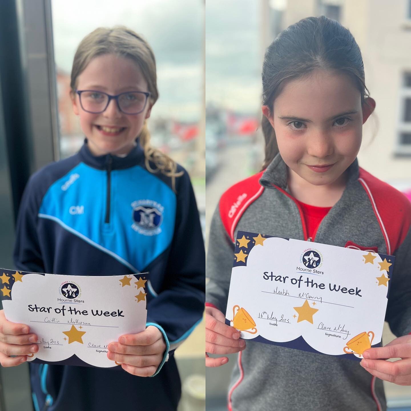 🌟Tuesday stars of the week! Our Tuesday classes in Newcastle are the most popular of all of our classes and we have some wonderfully talented pupils! Caitlin &amp; Meabh received the star of the week on Tuesday and really deserved the recognition! 
