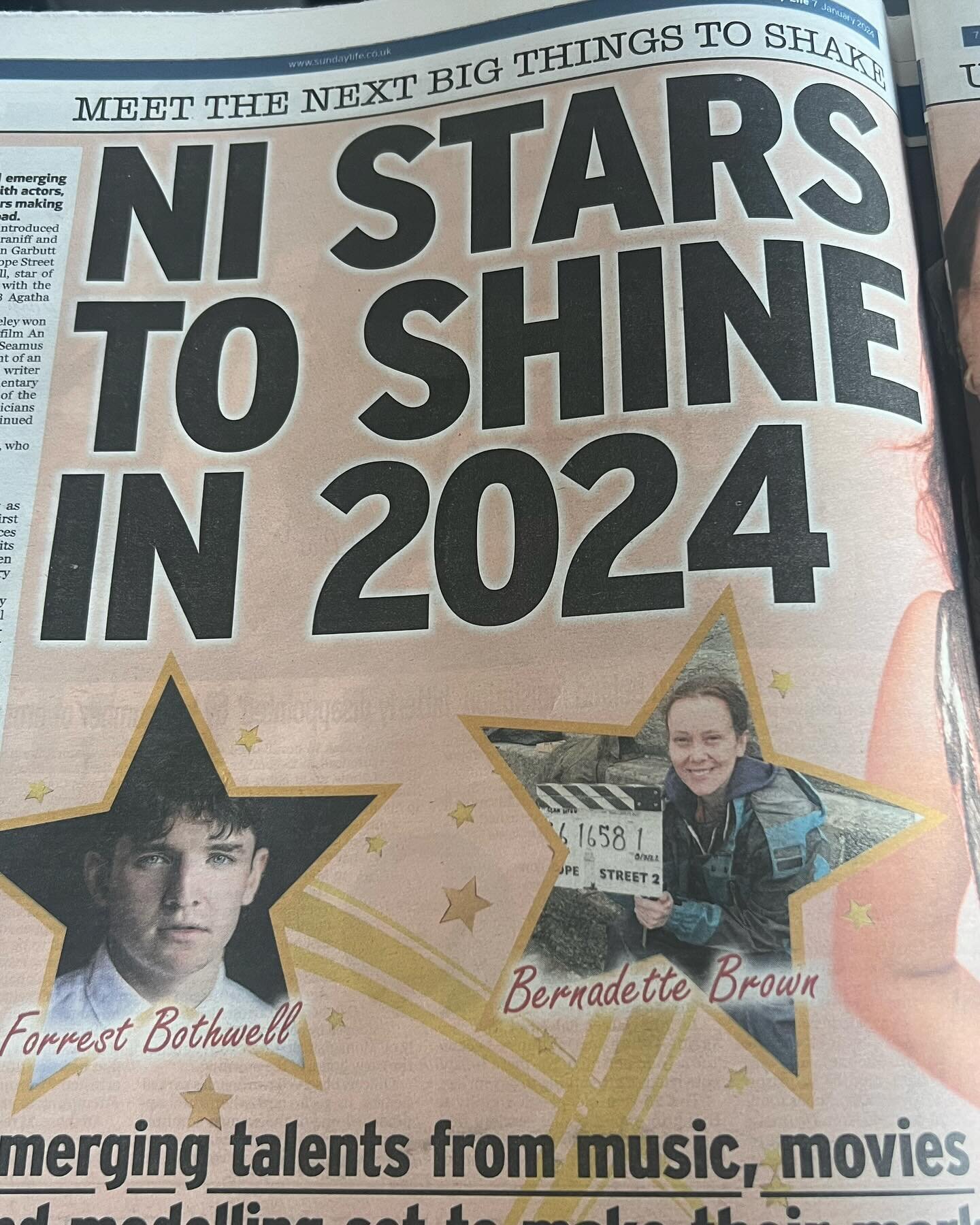 Have you seen today&rsquo;s Sunday Life feature about &lsquo;NI Stars to Shine in 2024&rsquo;? Our Matthew gets a mention for his amazing upcoming role and we are all just so proud of him! Definitely a rising little star! #casting #childactor #sunday