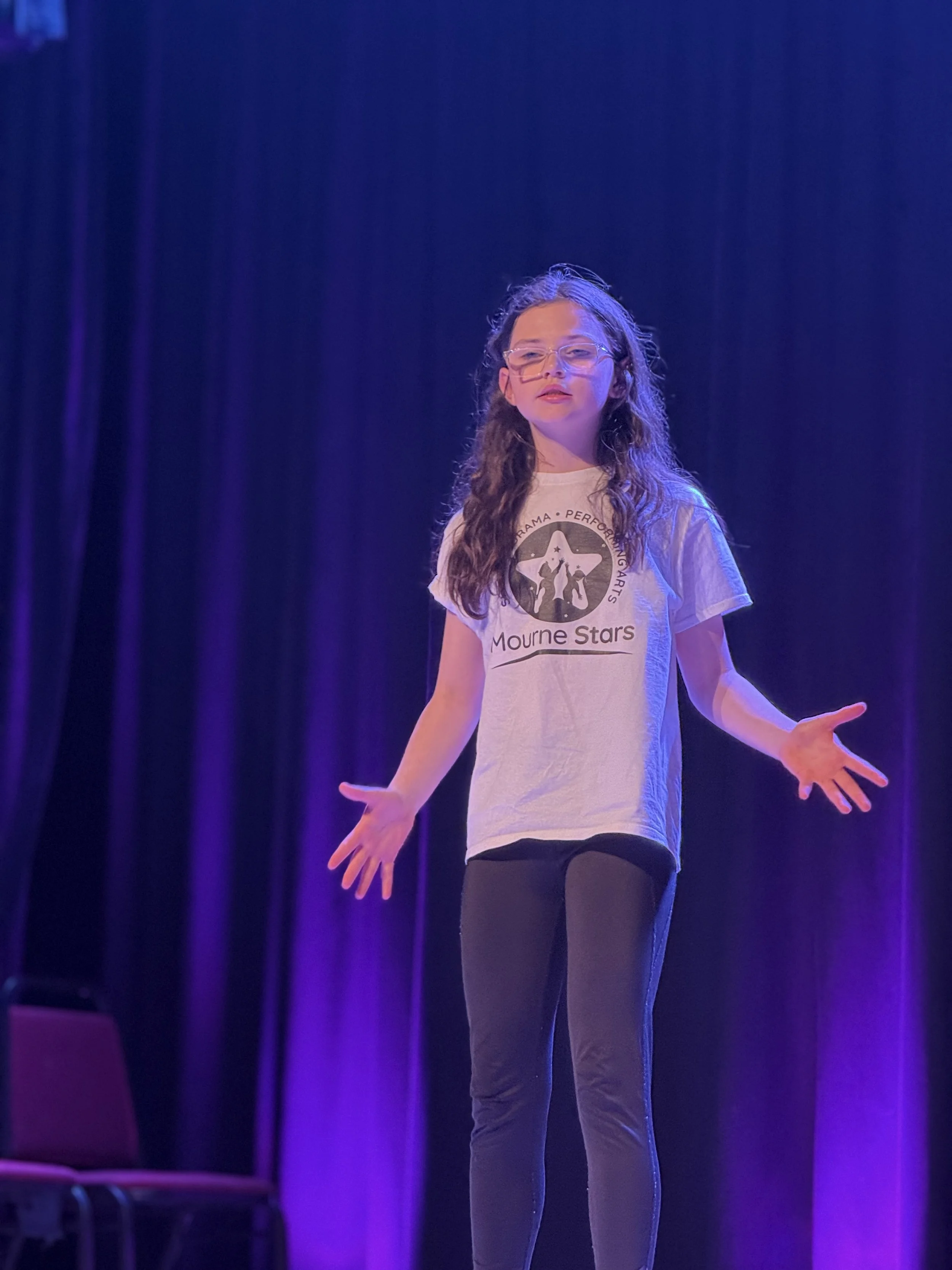 Caoimhe Copeland performing her monologue from Charlie and the Chocolate Factory.jpeg