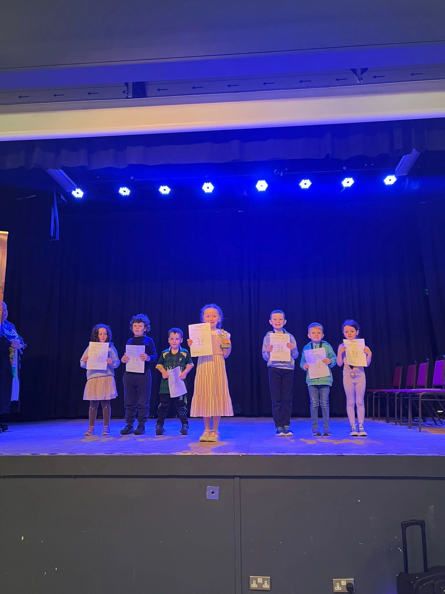 The prizewinners in the beginner poetry section of the drama festival (names in write up).jpeg