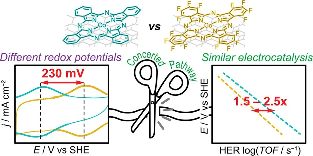 Concerted Proton–Electron Transfer Minimizes Substituent Effects on Adsorbed Phthalocyanine Electrocatalysis