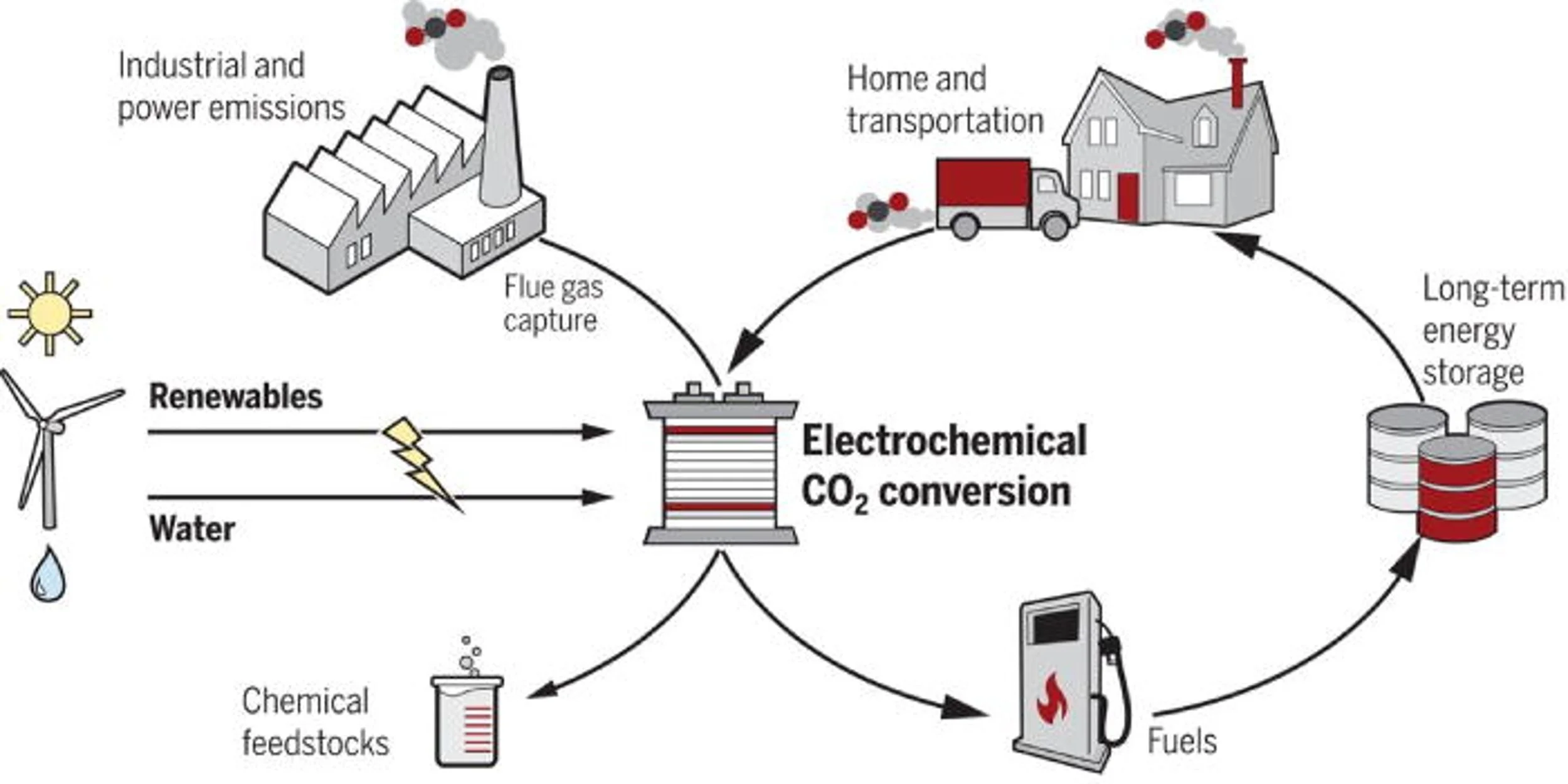 Finite-element-based simulations of electrodes for CO₂ cascade reduction reactions