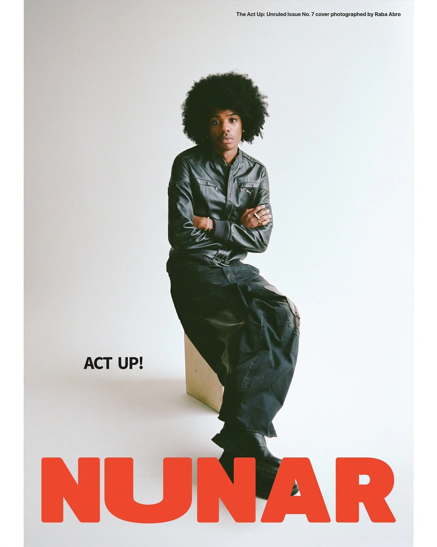 @verde.whatever stars on the cover of the Act Up: Unruled Issue. ⁠
⁠
The New York-born, LA-based creative director and visual artist talked to NUNAR&rsquo;s @imgonnanamemydog.doug on finding pure artistic expression in his first self-published visual
