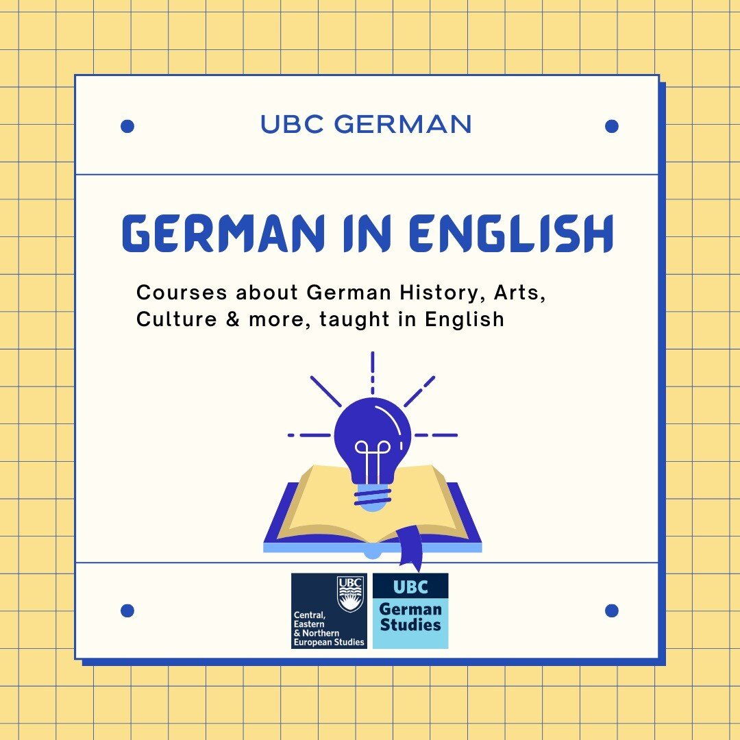 🌻 Looking for an interesting elective this semester?

🌎 Fill up your schedule with courses on German History, Arts, Culture and more, all taught in English! 

💗 PART 1:
1. German Fairy Tales &amp; Popular Culture
2. Exile, Flight &amp; Migration
3