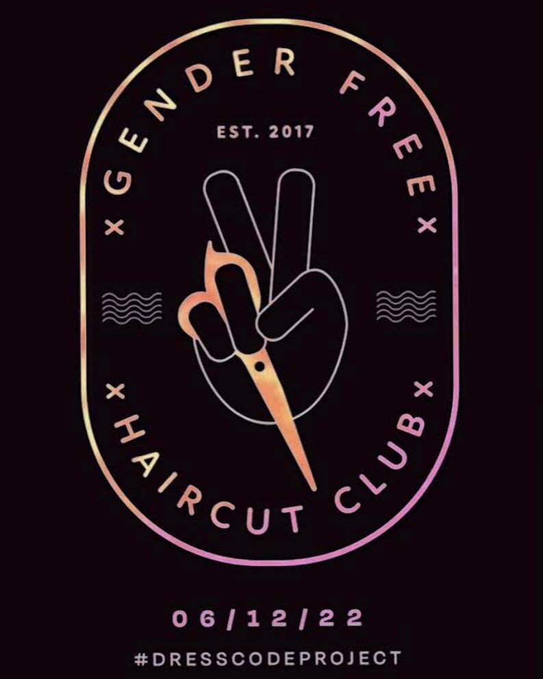 Sunday, June 12th from 12-4pm, Willow will be hosting our very first Gender Free Haircut Club event in association with @thedresscodeproject and over 50 other participating salons!! 

We will be providing free haircuts to humans who identify within t