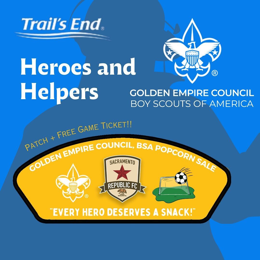 🌟 Celebrating our local Heroes &amp; Helpers with the power of popcorn! 

🍿 Thanks to amazing scouts like you, we're making a difference together. Your donations matter, and a minimum of $223 raised earns you the coveted 'Heroes &amp; Helpers 2023&