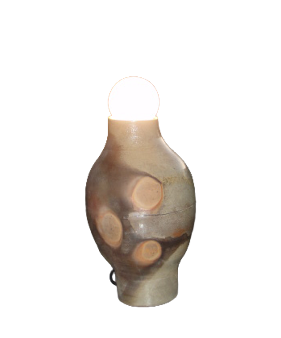 my first big wood fired lamp