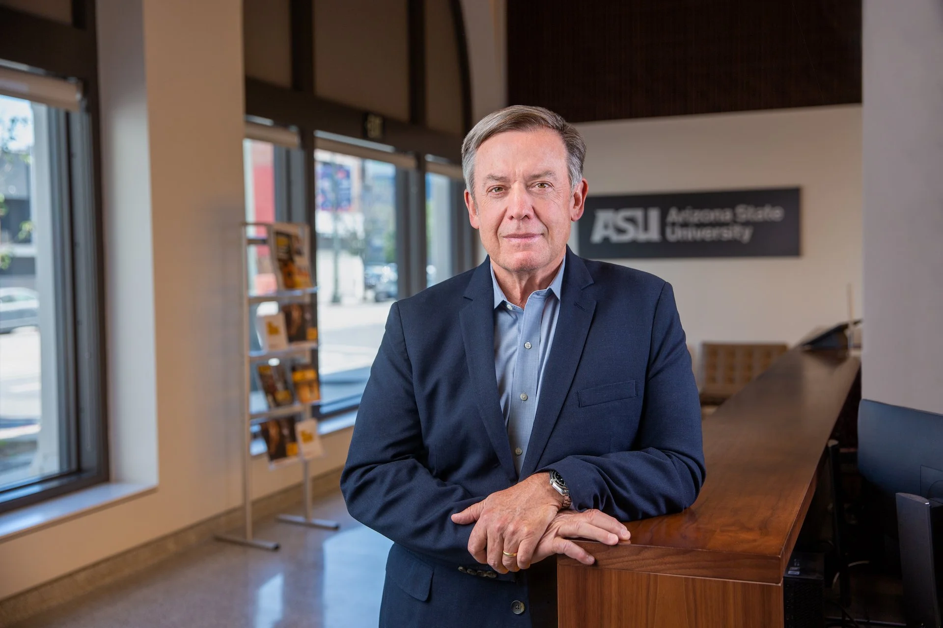 Portrait of Michael Crow