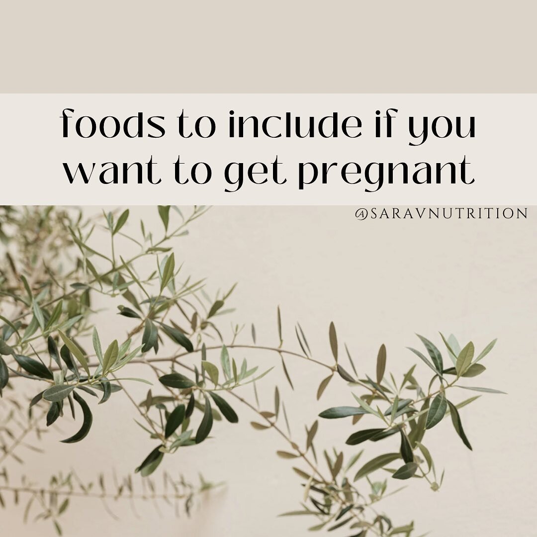 preconception prep means focusing on optimizing fertility AND ensuring optimal nutrient stores, especially those needed to support the 1st trimester of pregnancy 

these are some of my favorite foods to incorporate to maximize chances of a healthy co