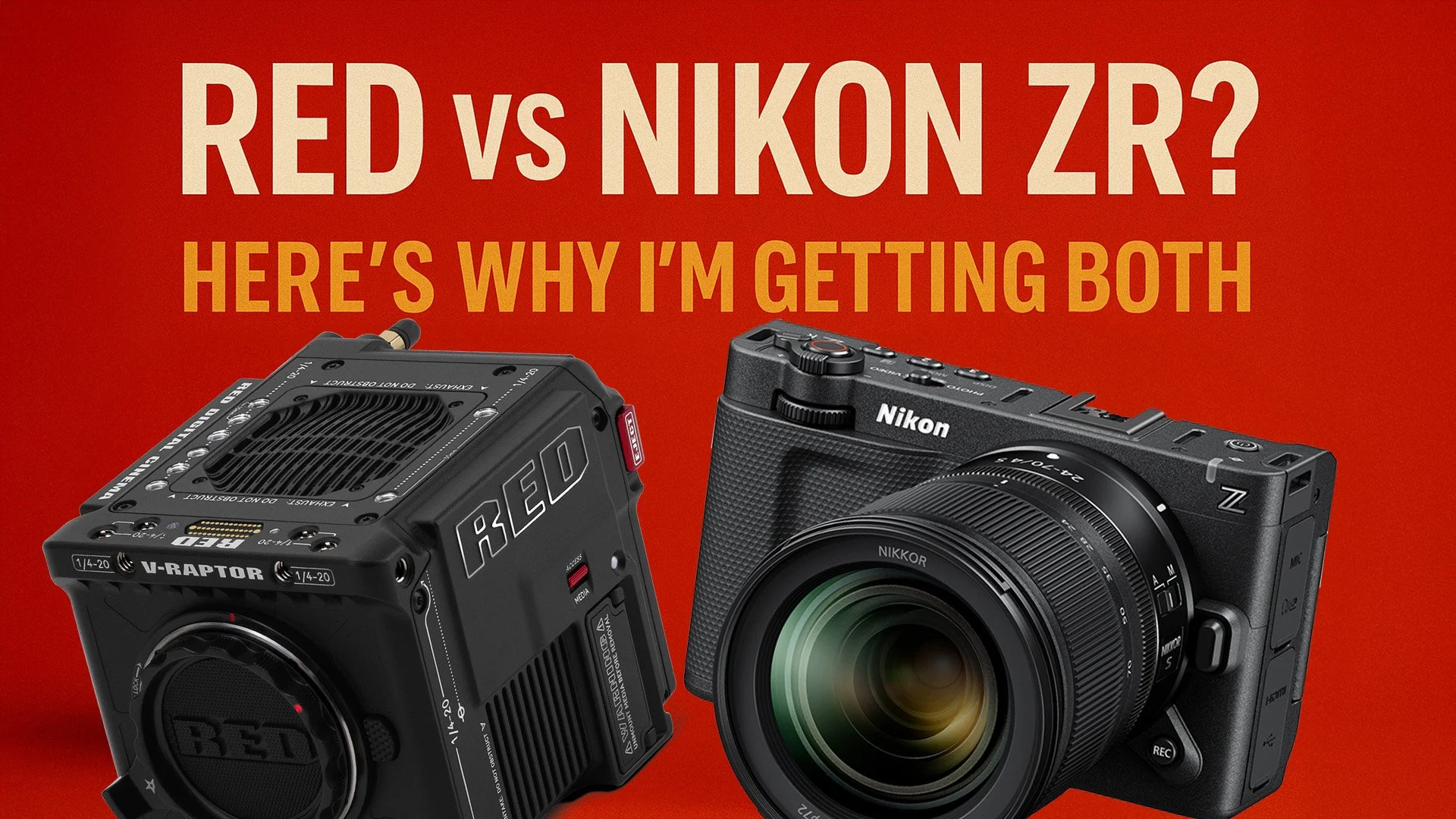 Why We Shoot on RED (And Why the Nikon ZR Has Our Attention)