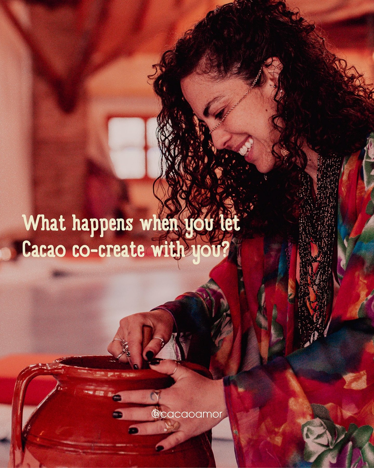 𝐖𝐇𝐄𝐍 𝐂𝐀𝐂𝐀𝐎 𝐂𝐎-𝐂𝐑𝐄𝐀𝐓𝐄𝐒 𝐖𝐈𝐓𝐇 𝐔𝐒
we remember that creativity is not effort, it&rsquo;s flow.

They soften the mind, open the heart,
and bring the body into the dance.
Through them, we rediscover joy,
curiosity, and the simple won