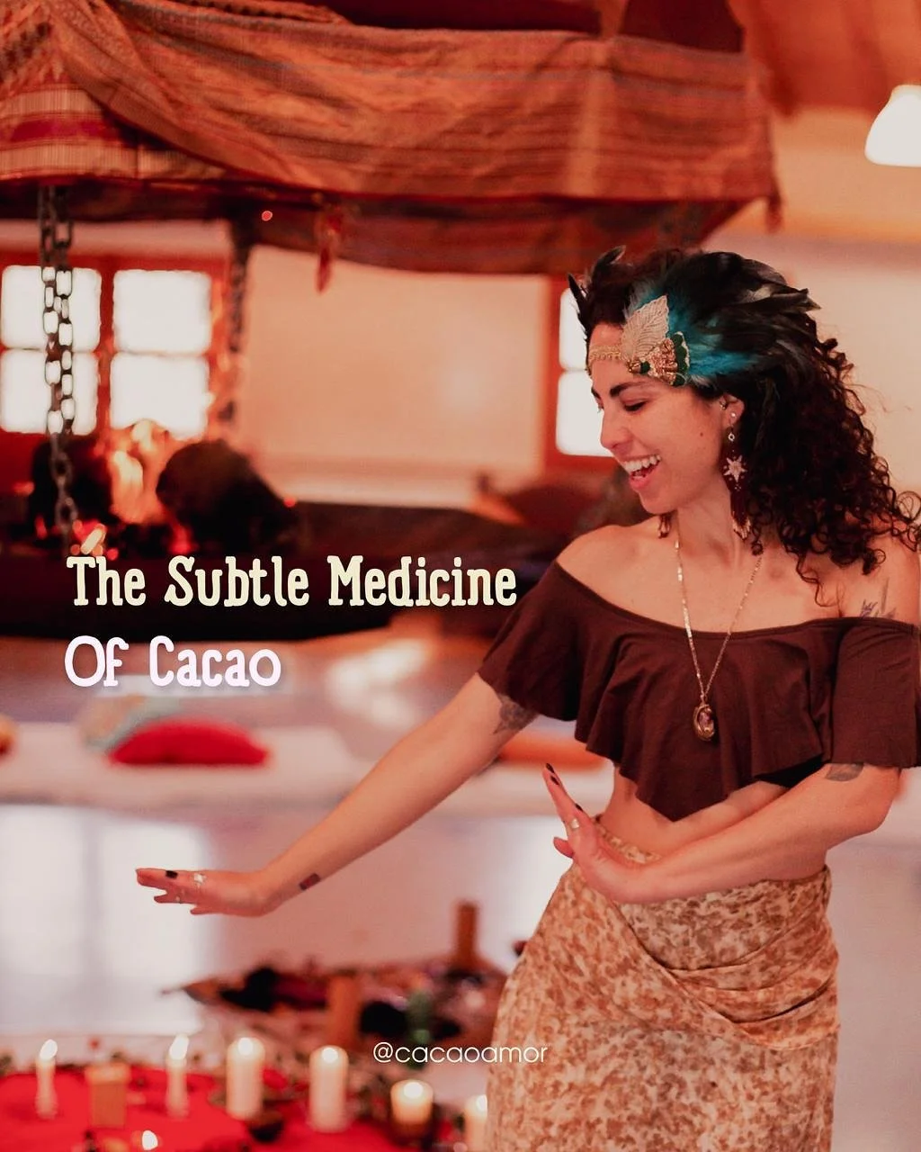 Cacao&rsquo;s medicine is subtle because it works where language cannot.
Through more than 333 bioactive compounds,
they relax the body, soften the armour around the heart, and restore the nervous system&rsquo;s capacity to feel safely.

Their subtle