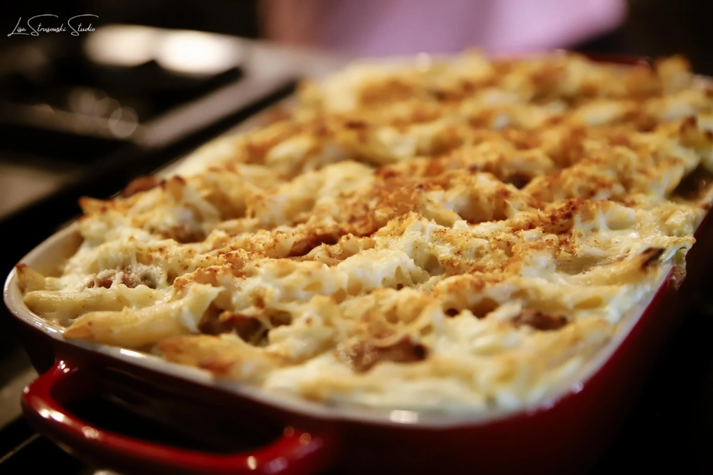 IN THE KITCHEN:  Homeade Baked Mac n Cheese - Creative Cuisine by Chef Greg Strusowski

Photography by Lisa Strusowski Studio
@lisastrusowskistudio 

Destinations, Cuisine, Lifestyle, &amp; Events
Free Digital Magazines Premiering Early 2026 - Modern