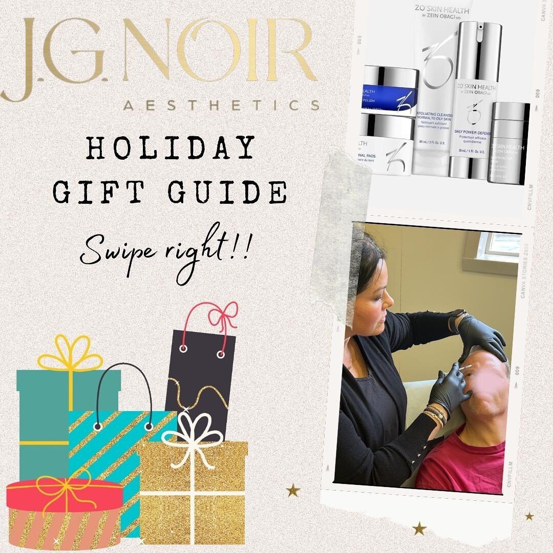 Christmas gifts made easy🎁🎄❕
Give your loved one the gift of good, healthy skin‼️
There is something for everyone at JG Noir!! 🎄✨🤩🎁💉🛍️