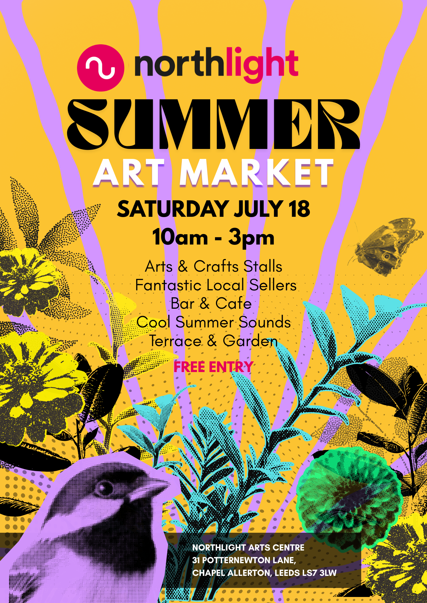Art market summer event Northlight  Leeds