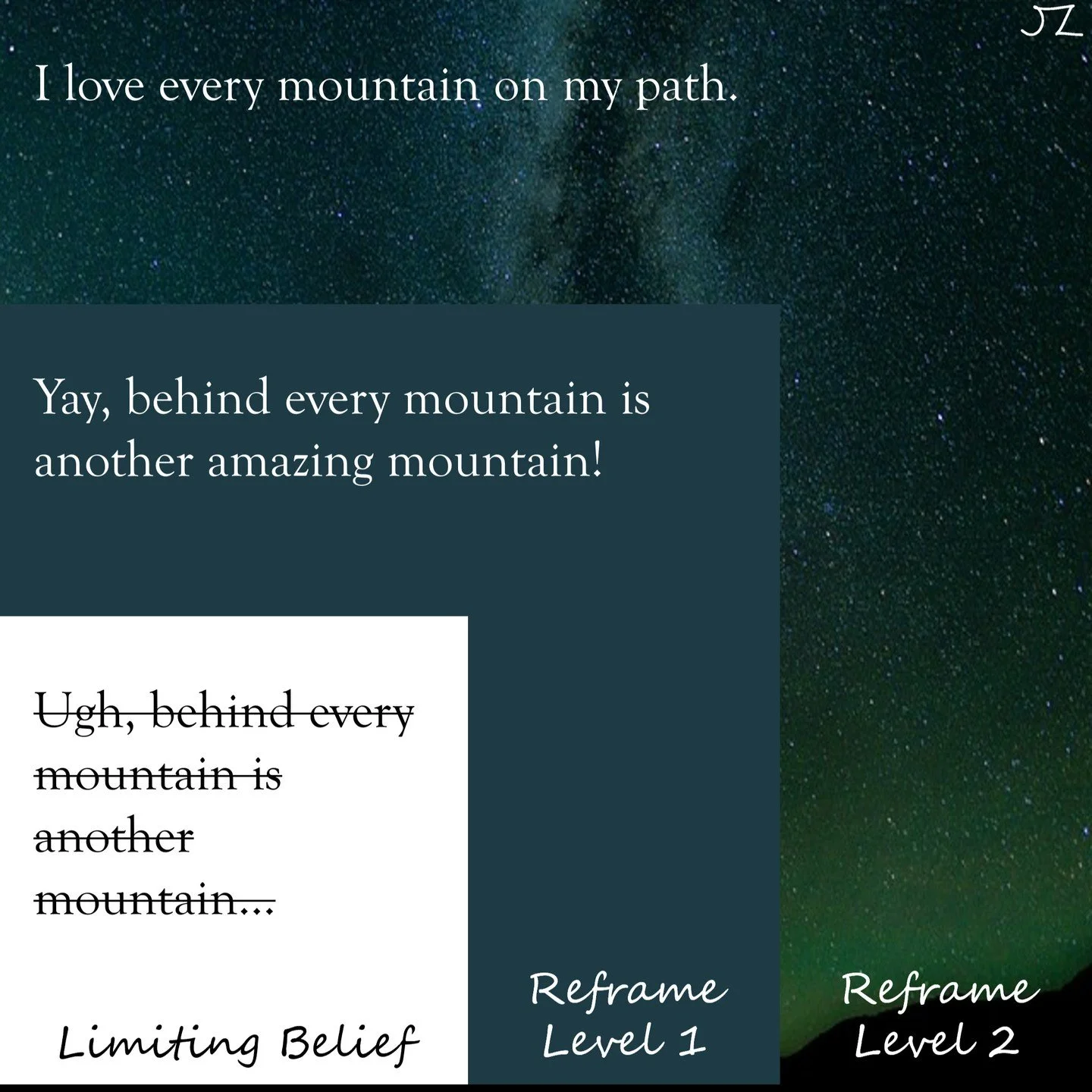 A friend once shared this Haitian proverb with me: &ldquo;Behind every mountain is another mountain.&rdquo;

They were referencing it as a metaphor for life&rsquo;s never-ending, brutal obstacles, but when I heard it, I immediately thought &ndash; &l