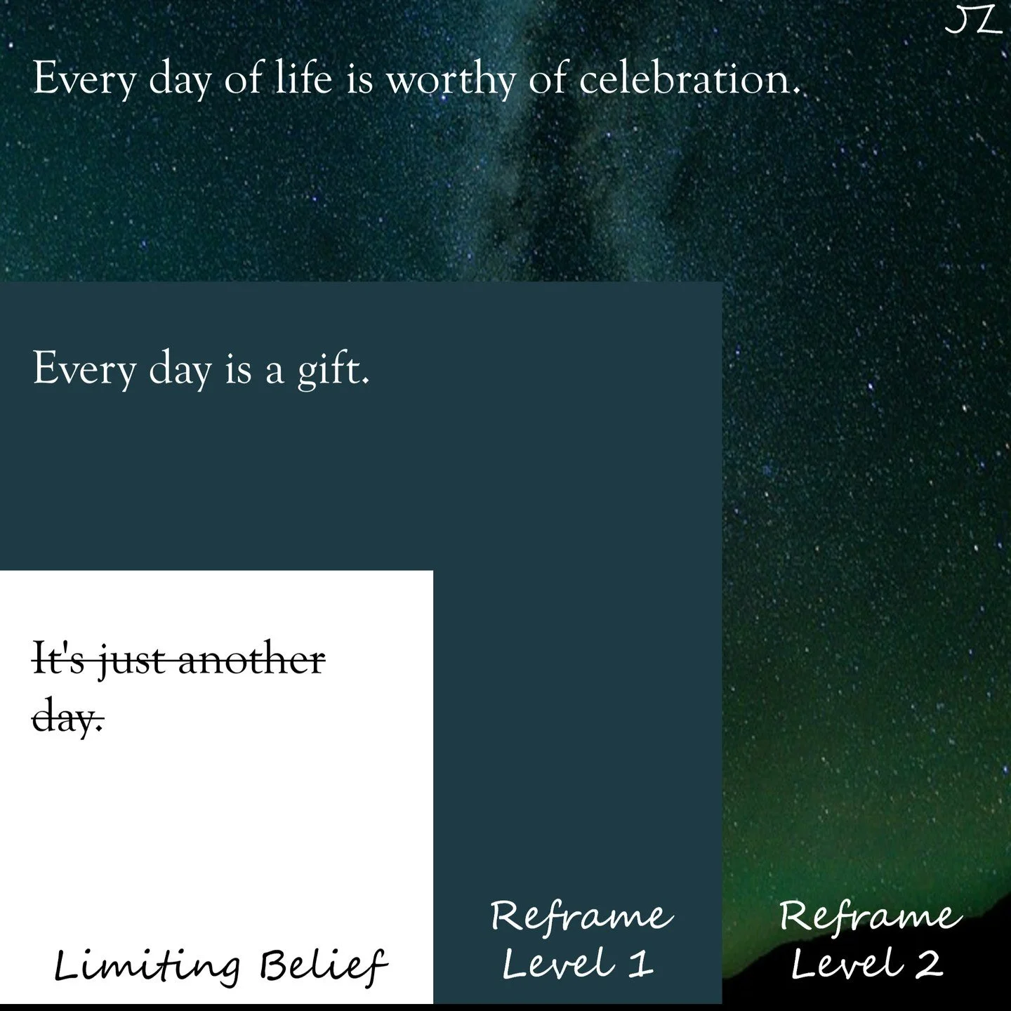 I wanted to take a moment to celebrate life, for those of us who are here, and those who have been here.

I do not agree with everything Mother Teresa stood for, but she reminds me of someone dear to me, and so I quote a poem she popularized:

&ldquo