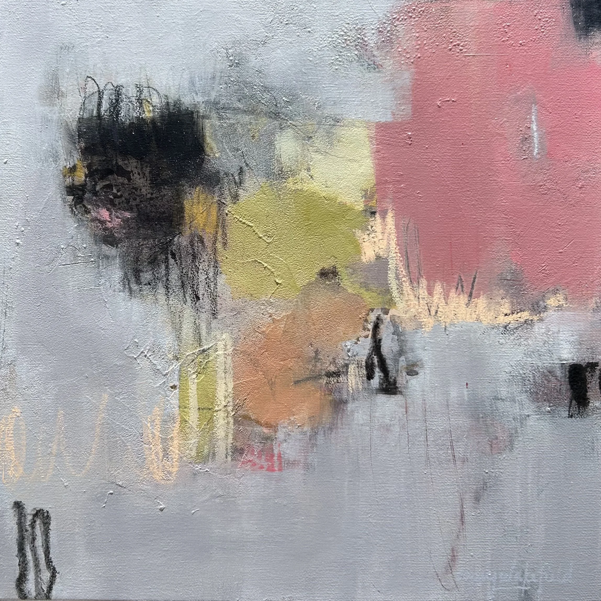 MELODIC SENTIMENTS | 12"x12" | Oil with Mixed Media on Canvas