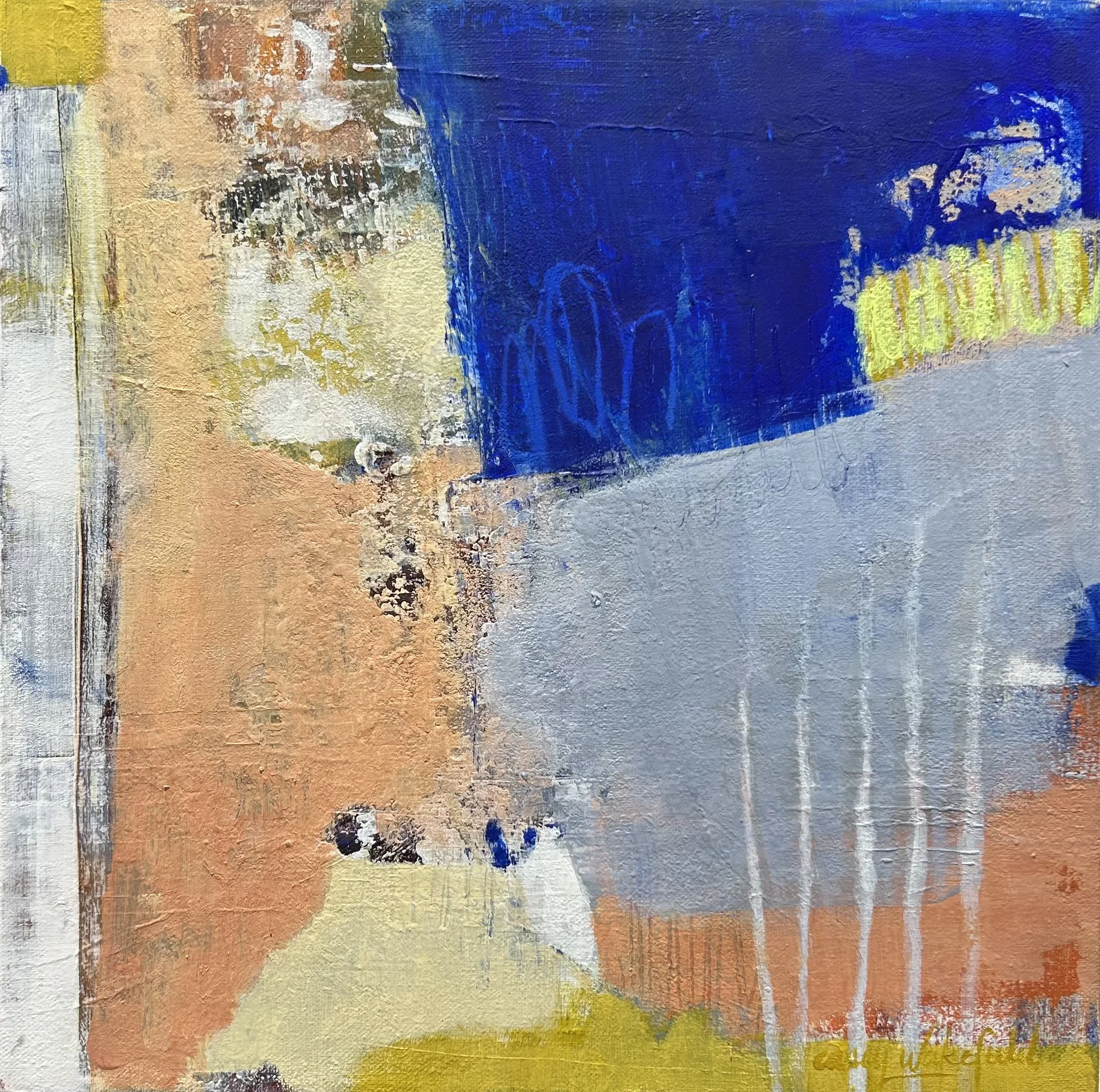 STARS and SKY | 12"x12" | Oil with Mixed Media on Canvas