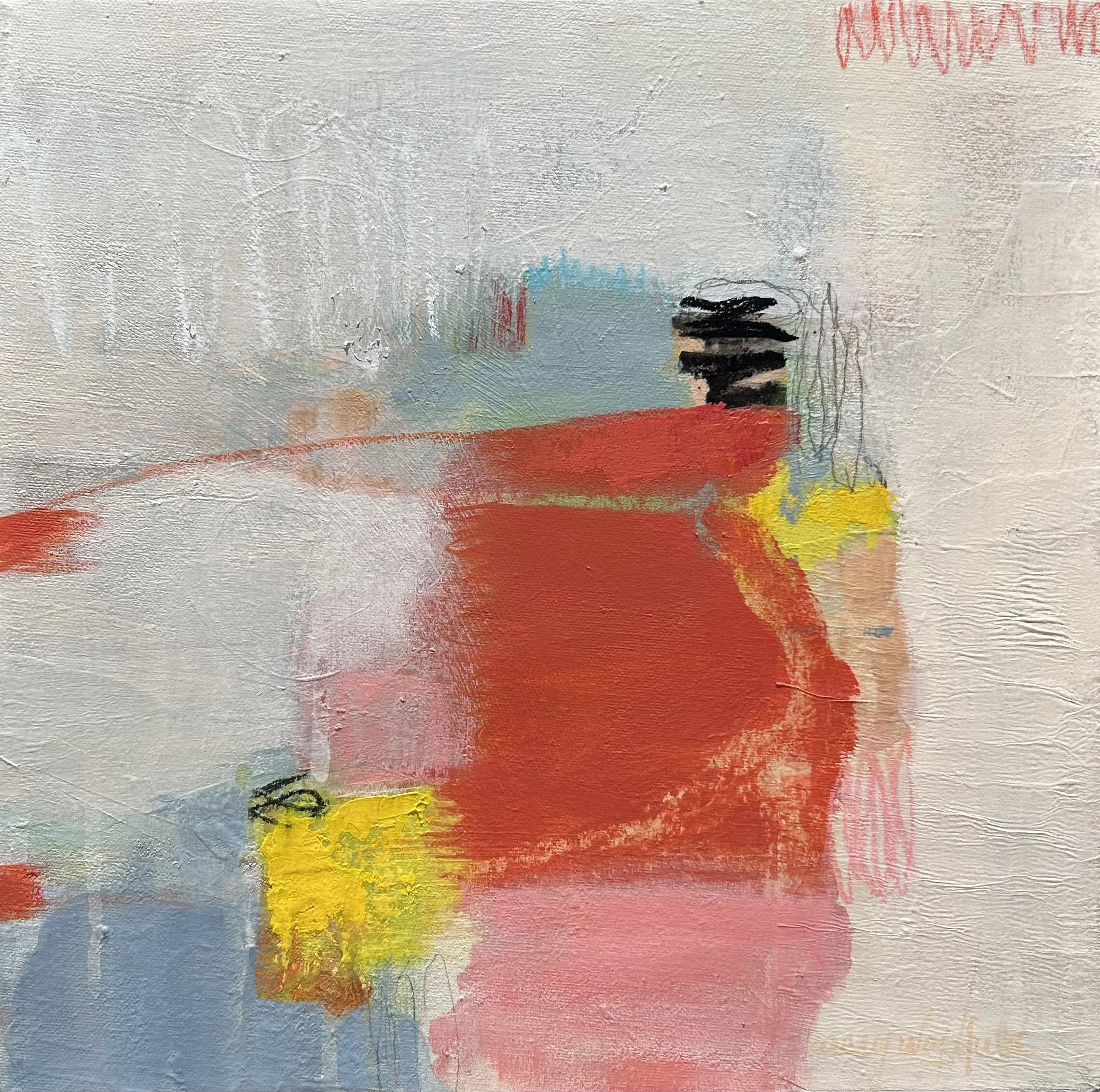 SENTIMENTS IN BLOOM | 12"x12" | Oil with Media on Canvas