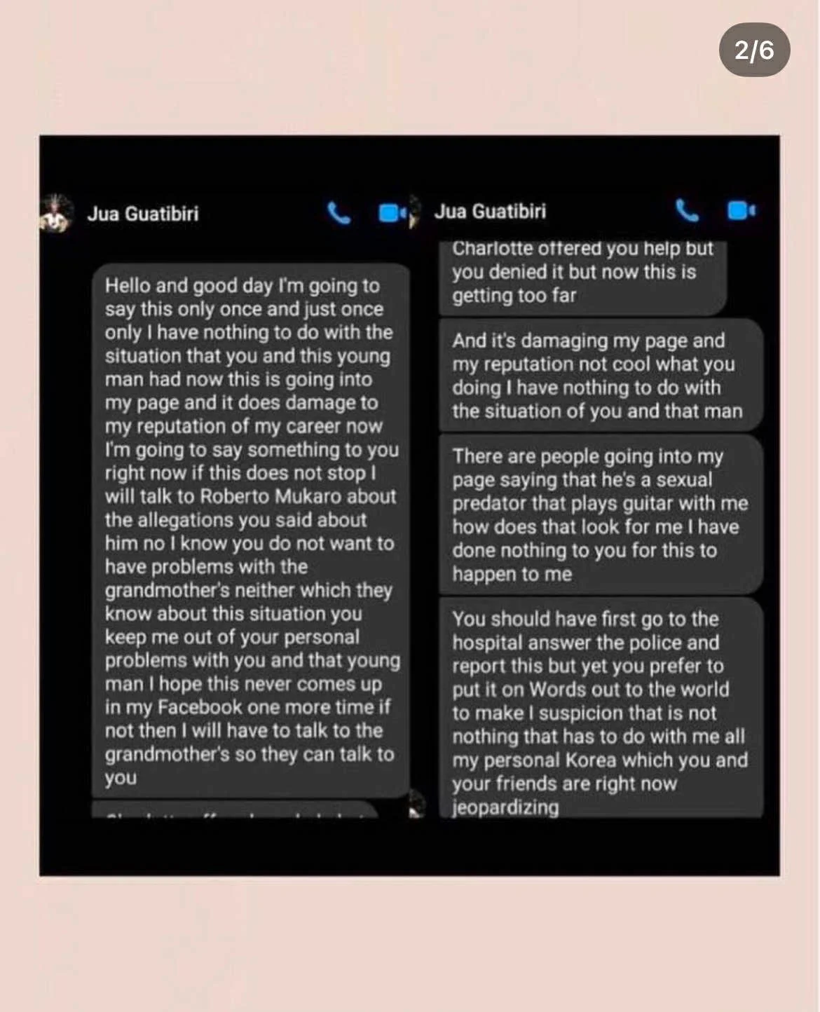 These are not all the screenshots. | Originally posted: 8/2/19