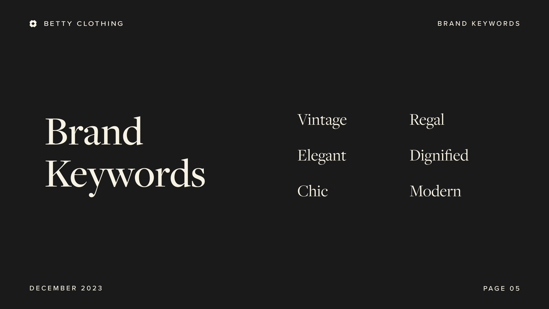5 Brand Keywords - Betty Clothing.png
