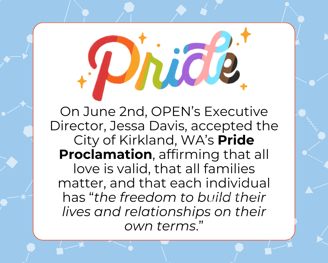 OPEN at Kirkland City Council for Pride Month
