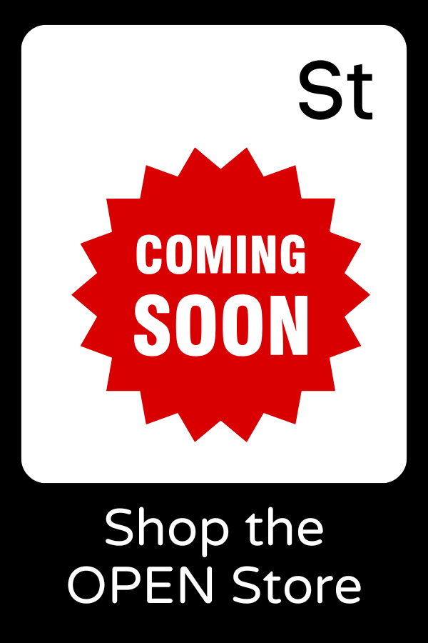 Button: "Shop the OPEN Store"