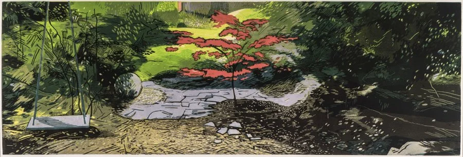 Garden Panorama 12x36 multiple block reduction woodcut.jpg
