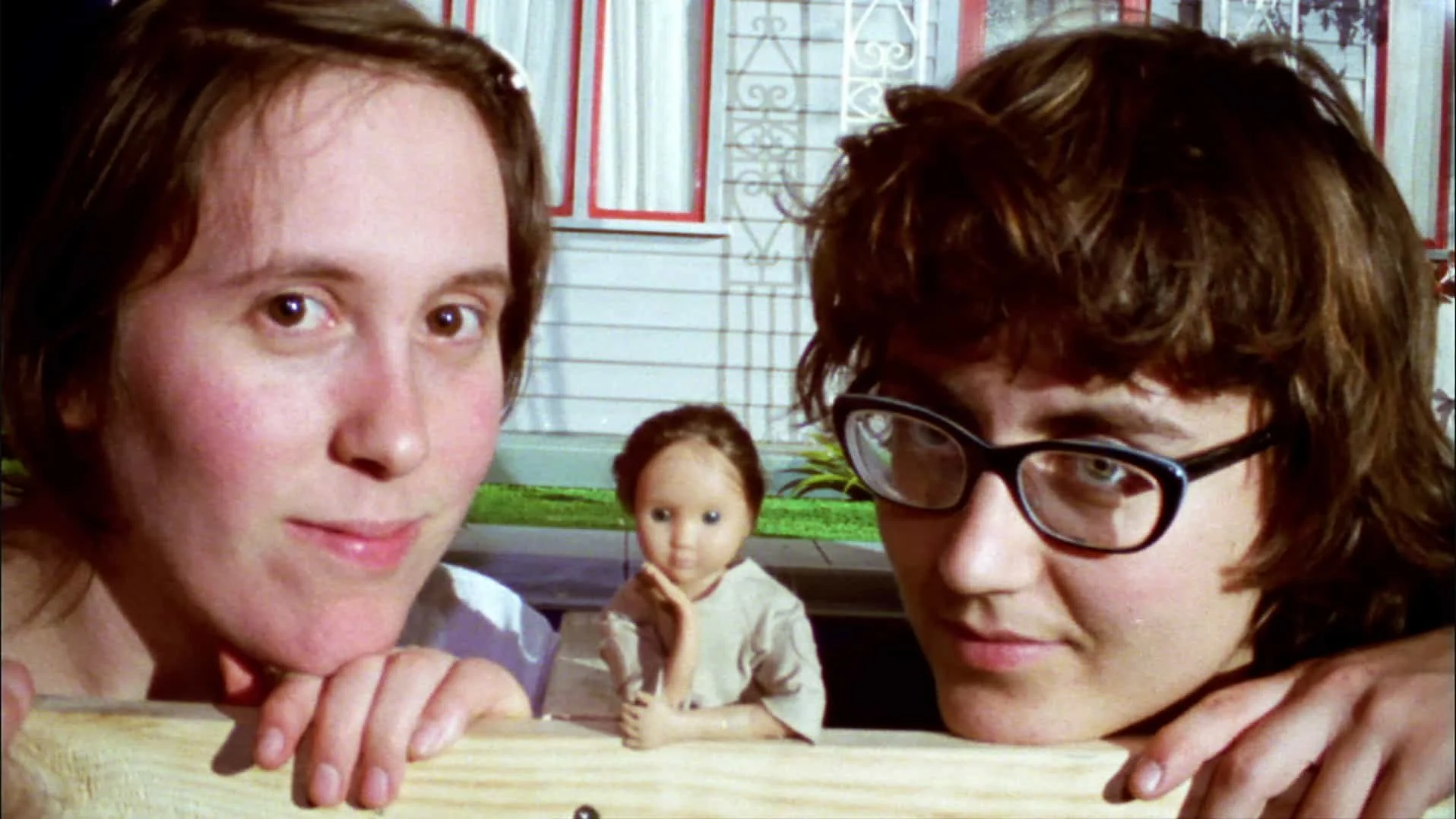 Isobel Knowles and Van Sowerwine in 2004 shooting Clara
