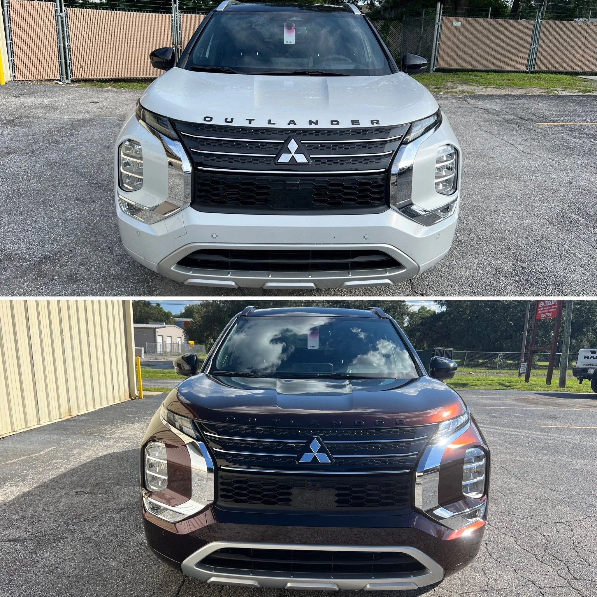 Mitsubishi Outlander vinyl wrapped