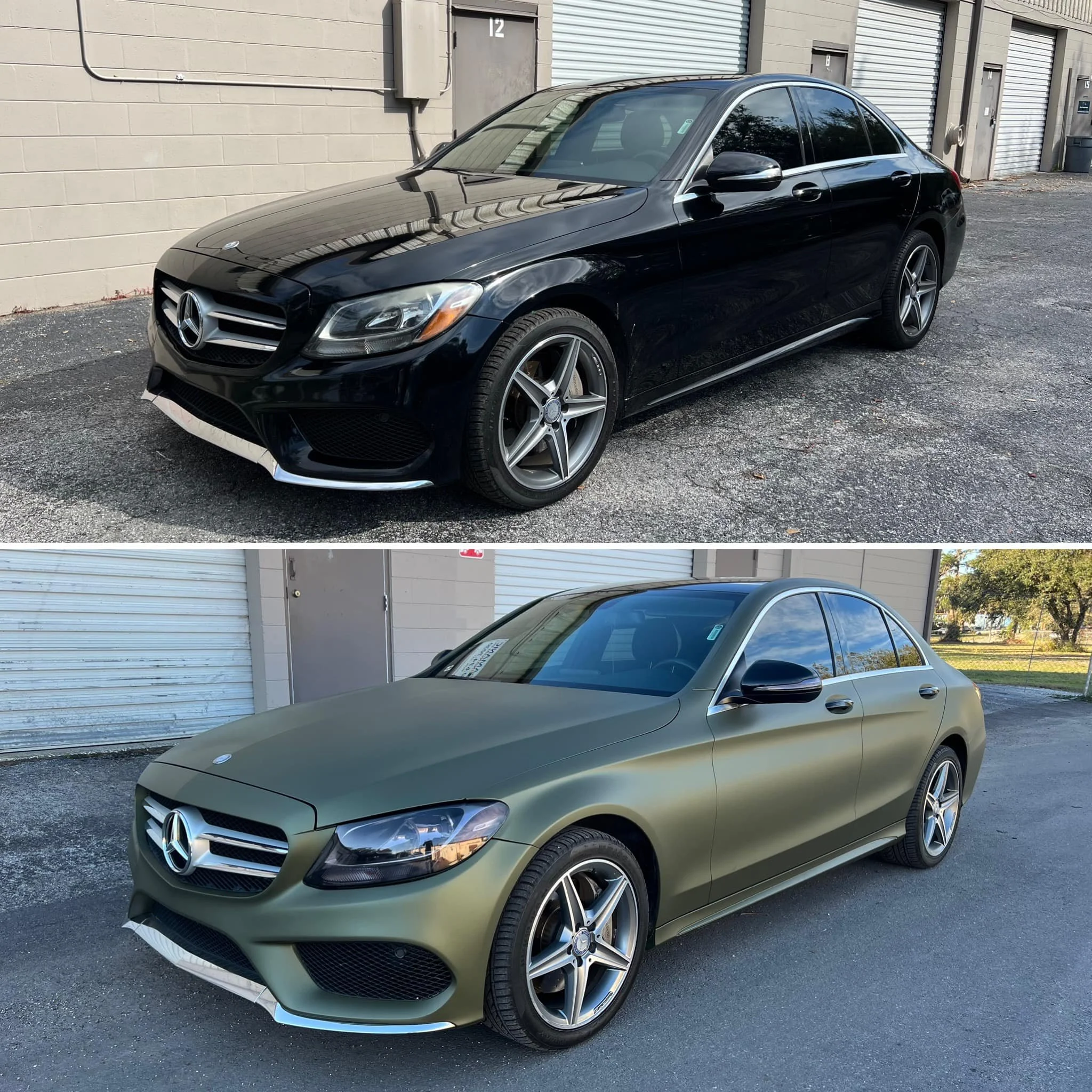 BMW CLS300 spray wraps