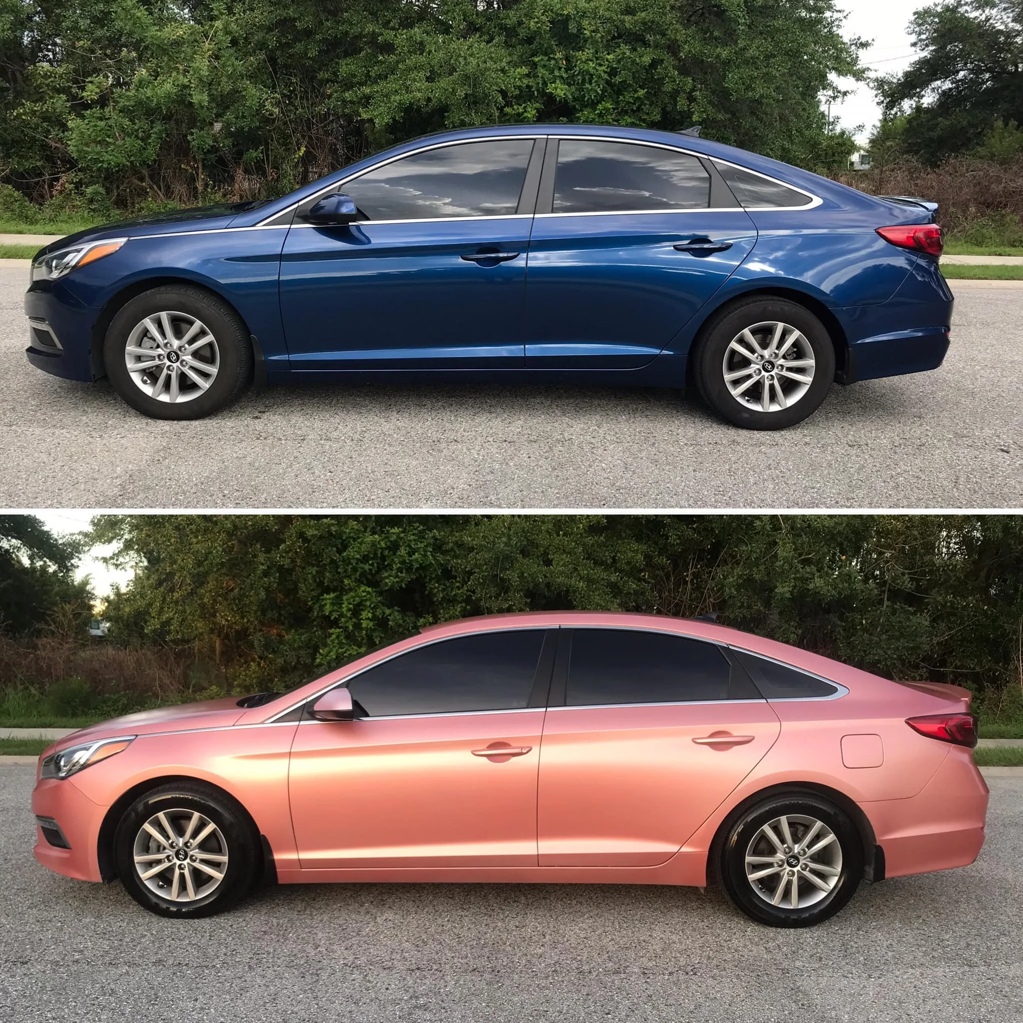 Hyundai Sonata spray wrap