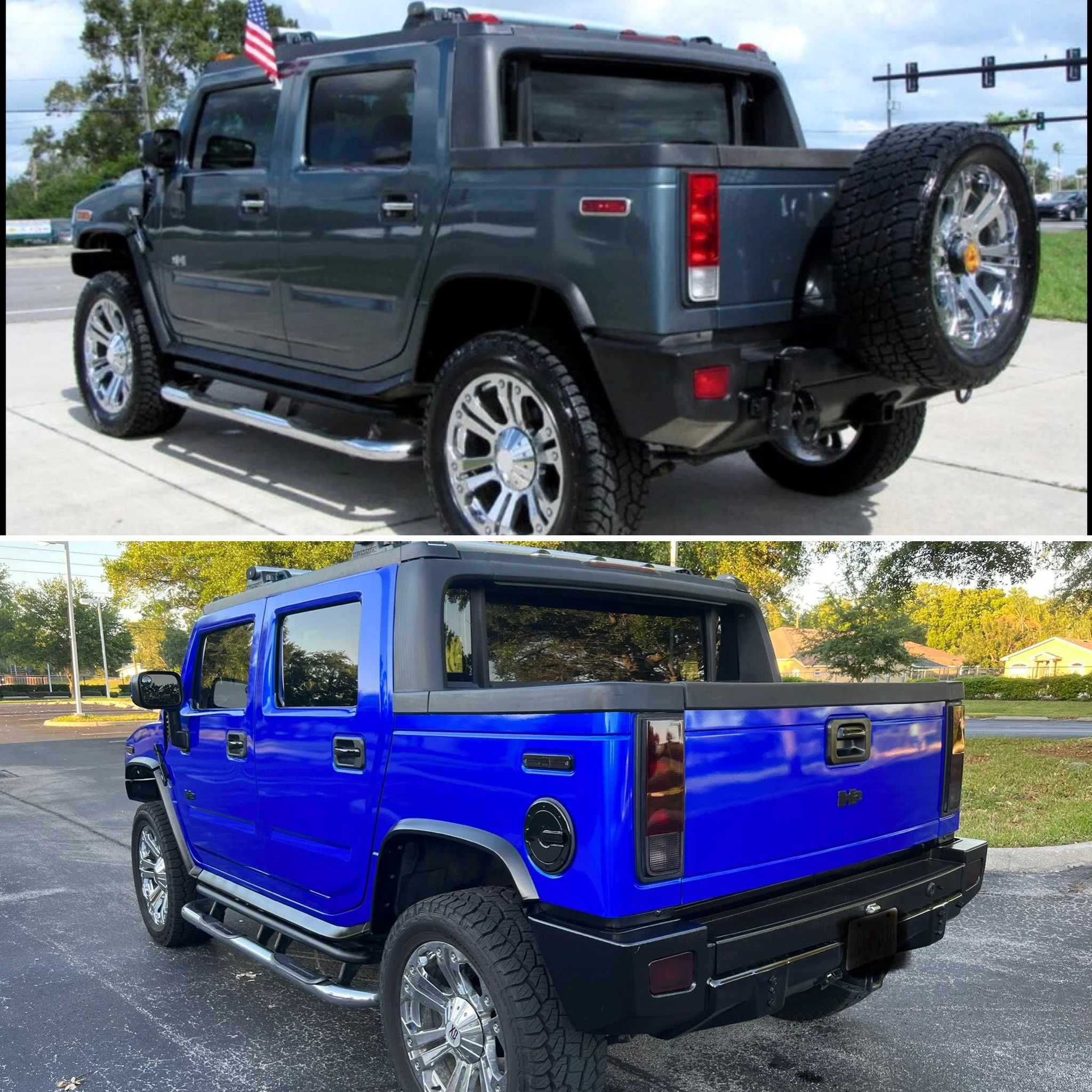 H2 Hummer vinyl wrapped