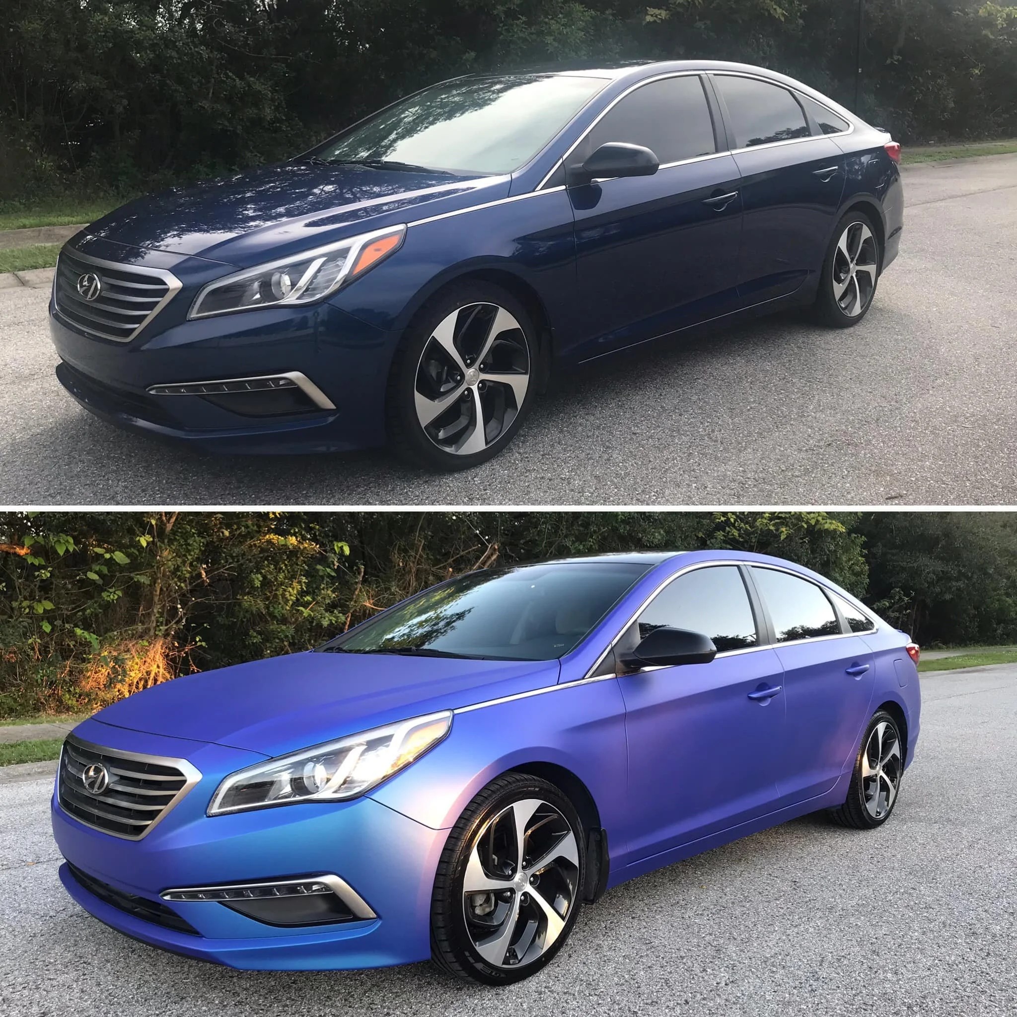 Hyundai Sonata spray wrap