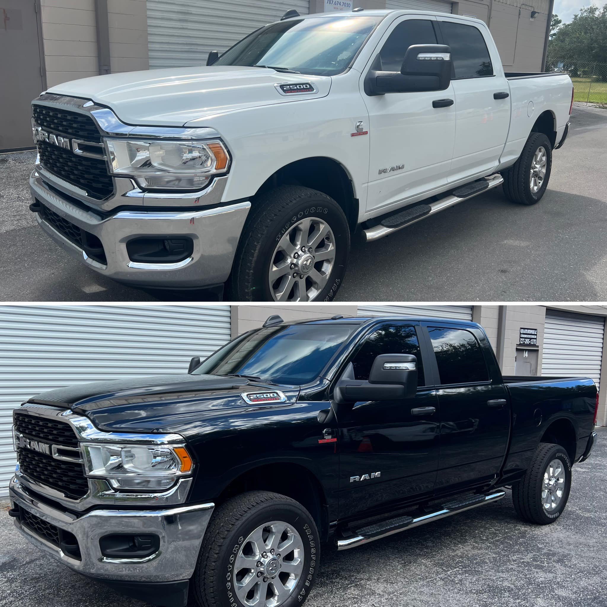 Gloss black vinyl wraps