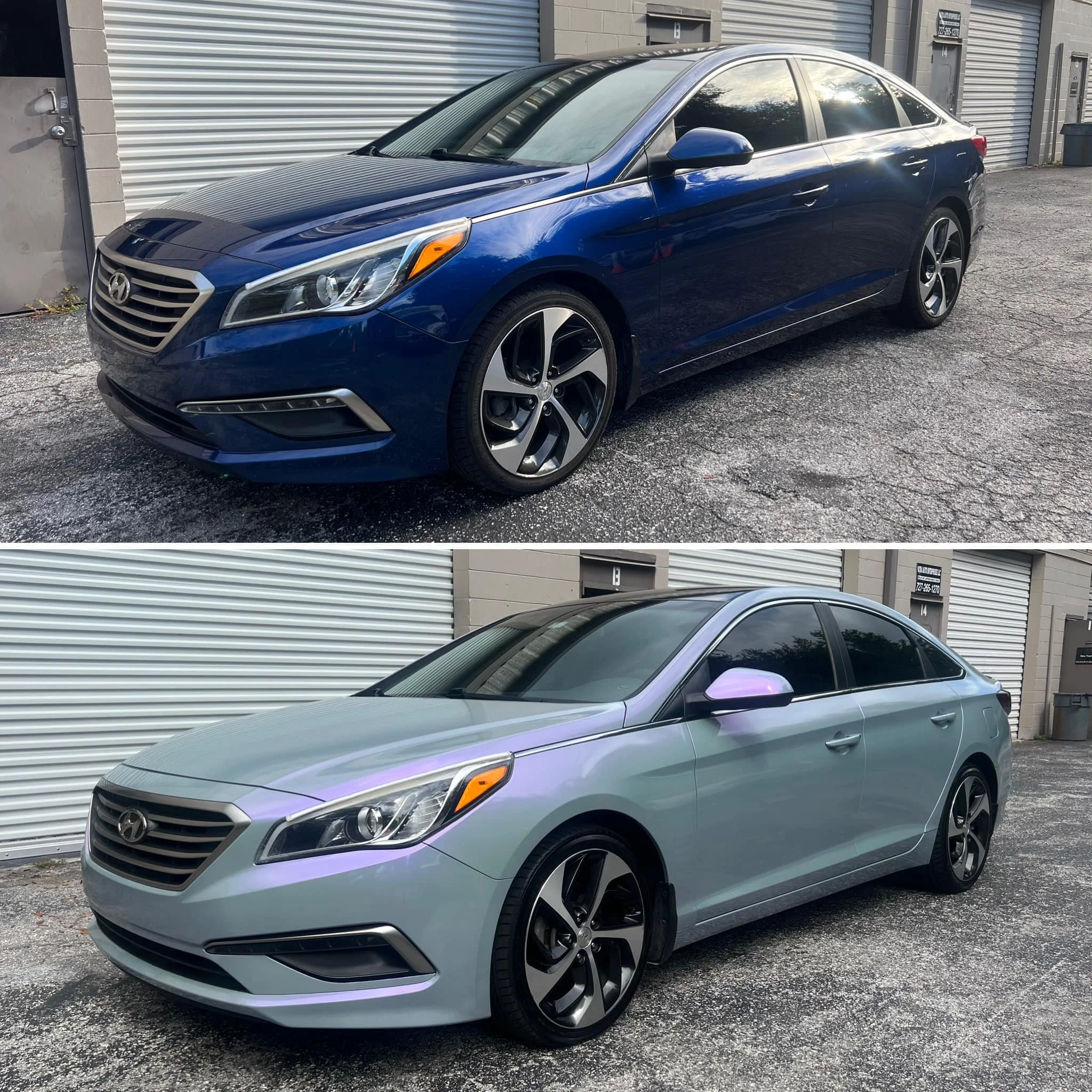Color changing car wraps
