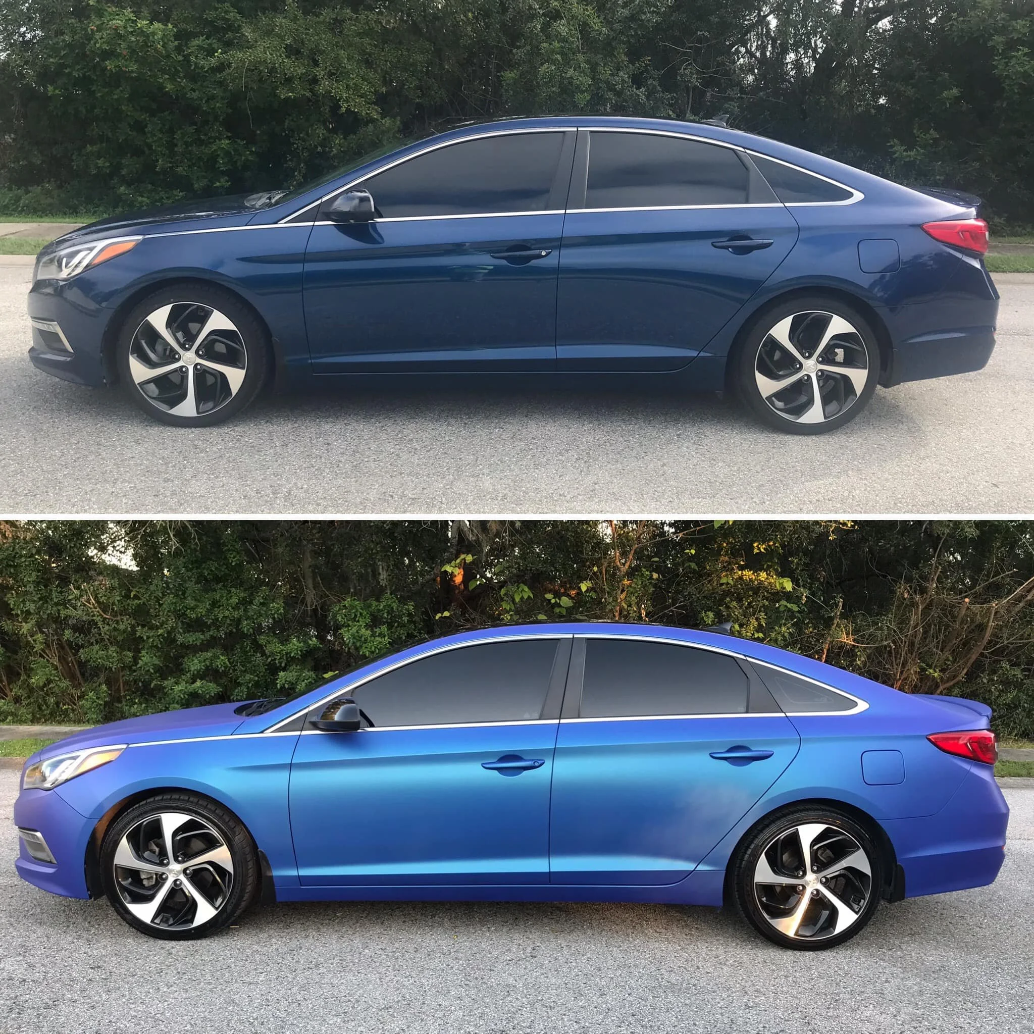 Hyundai Sonata spray wrap