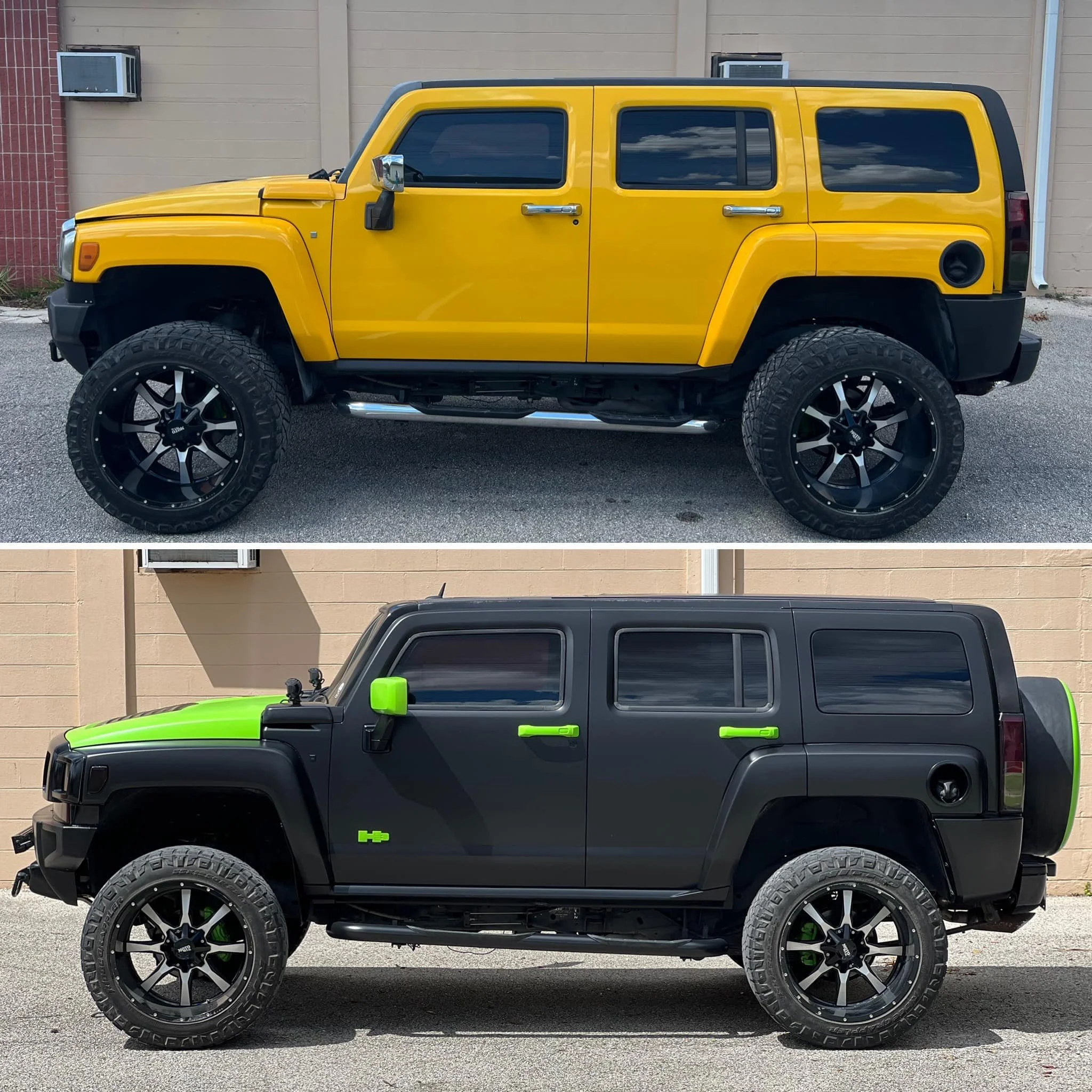 H3 Hummer spray wrap