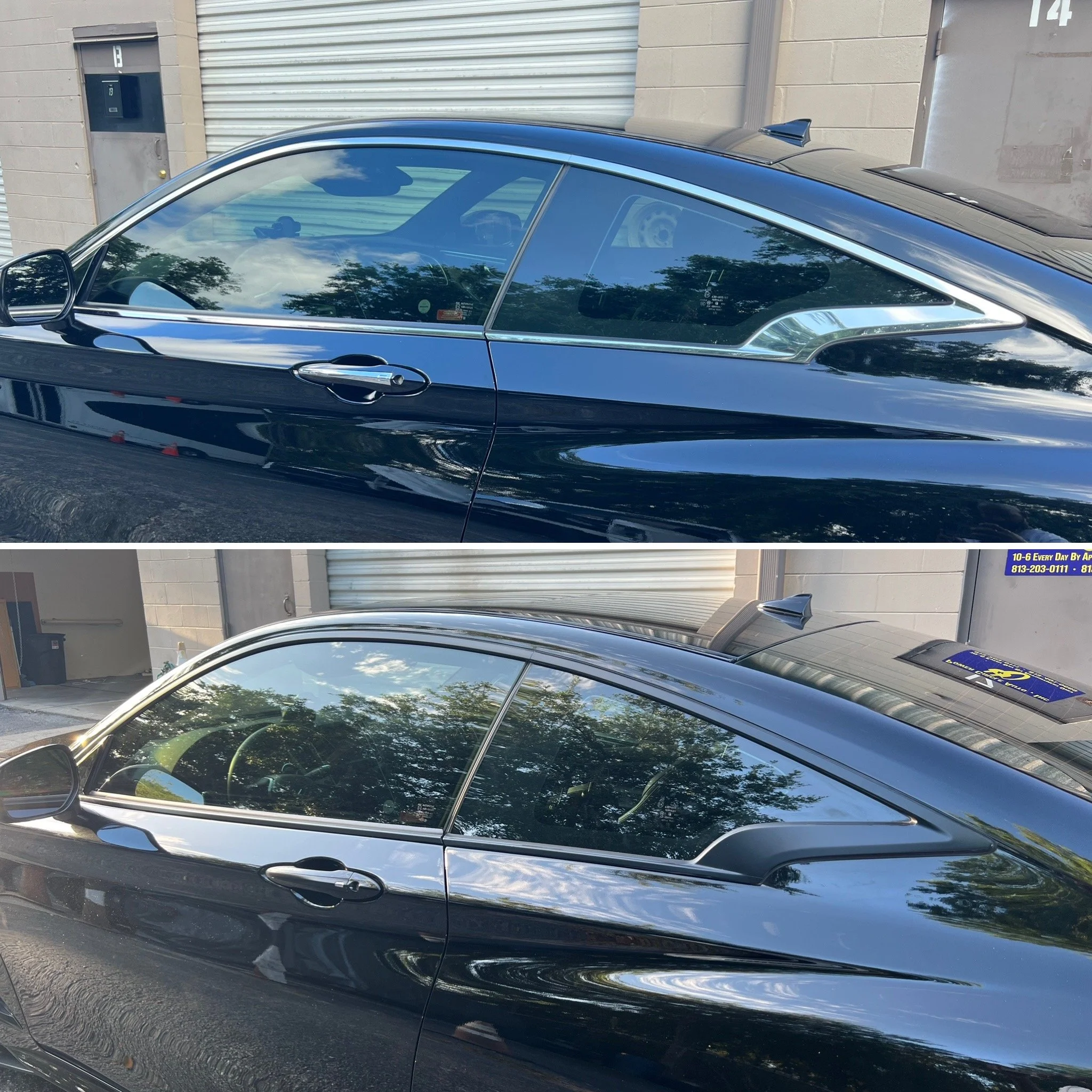 Infiniti chrome delete