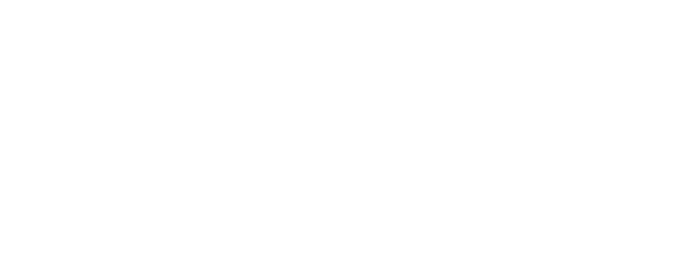 World Trail logo with a tree, a river, and a background circle in white on a black background.