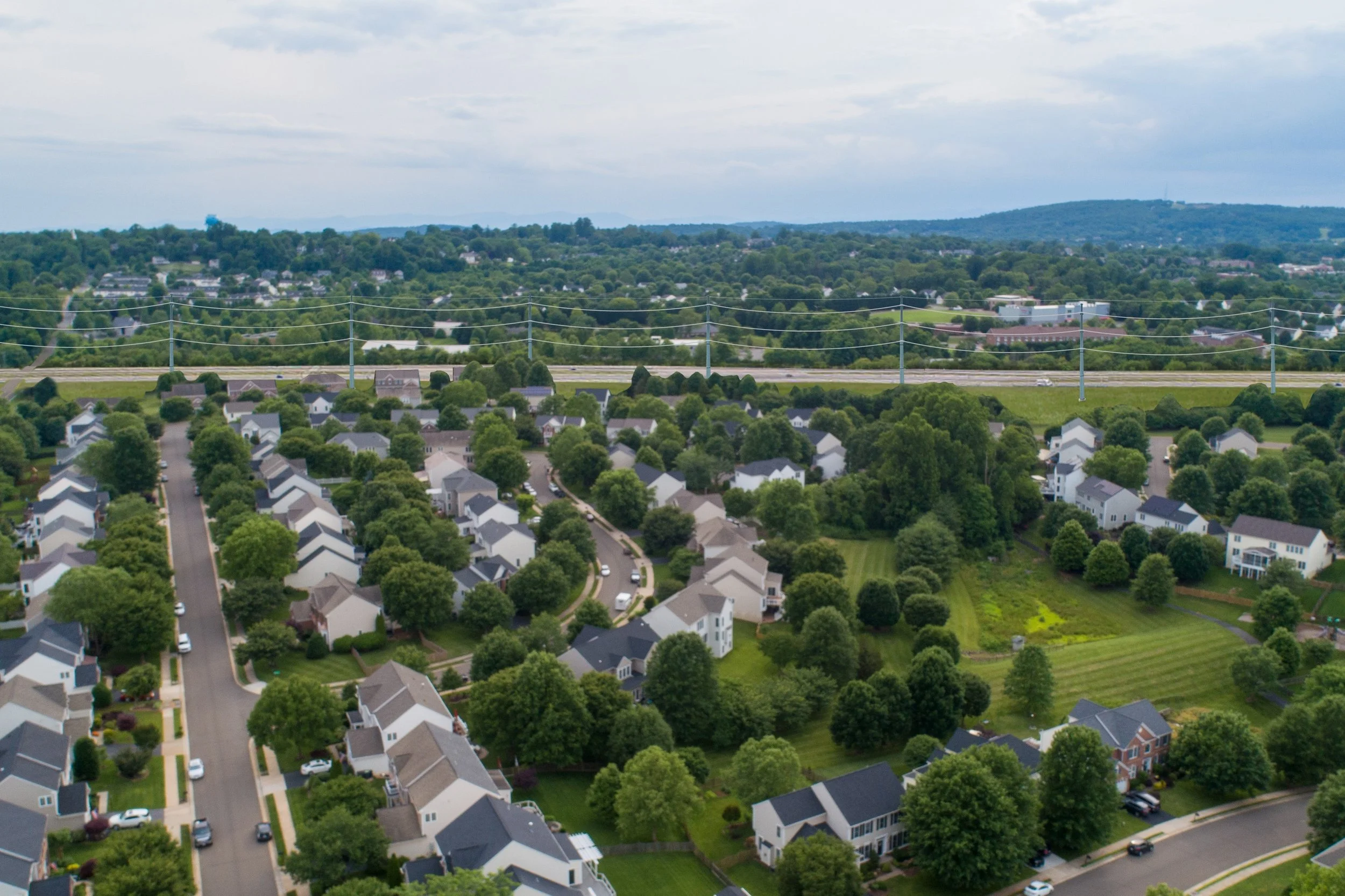 What 110' Steel Towers Would Look Like Along Dominion's Proposed Routes At The Gateway Into Warrenton 