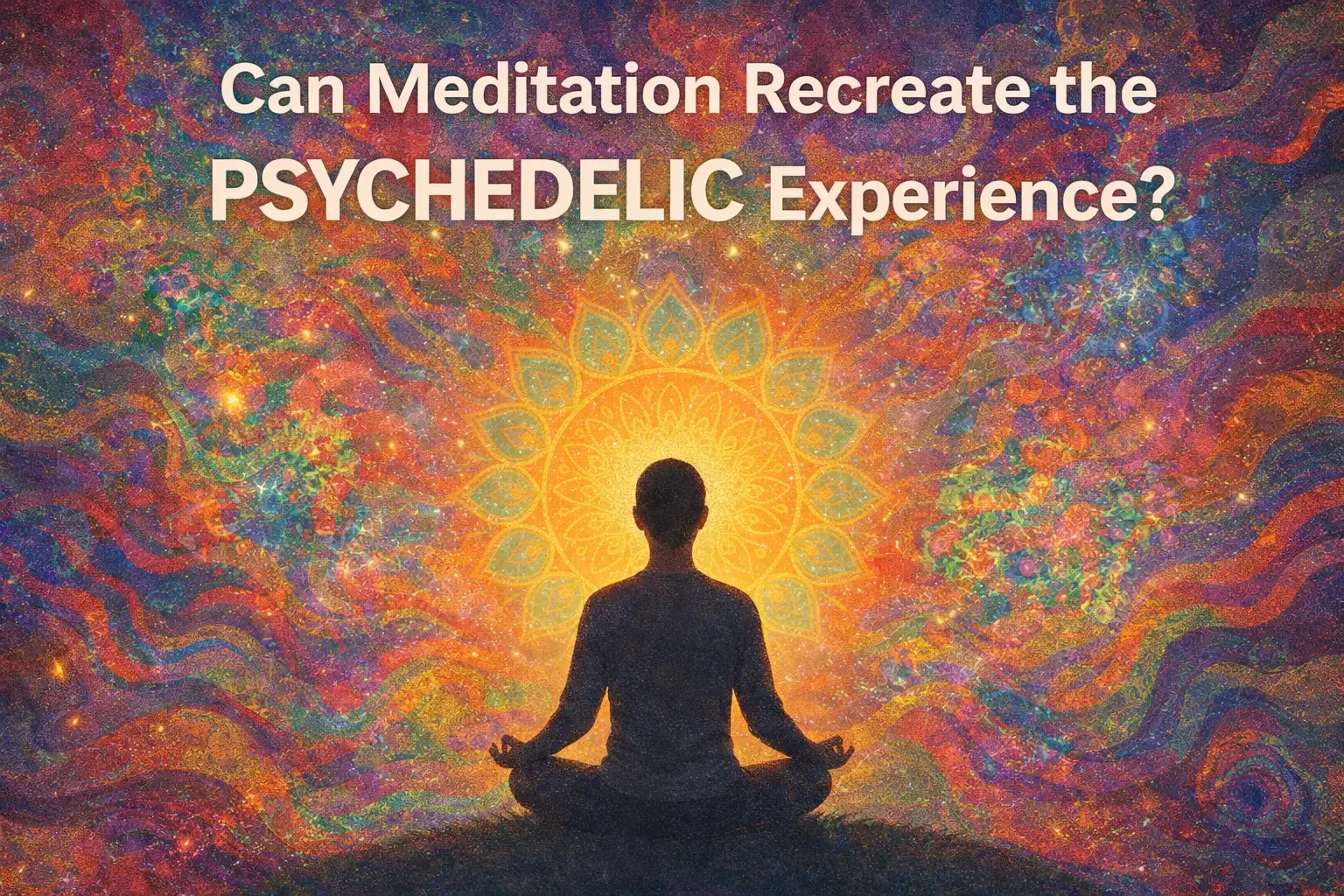 Can Meditation Recreate the whole PSYCHEDELIC Experience?