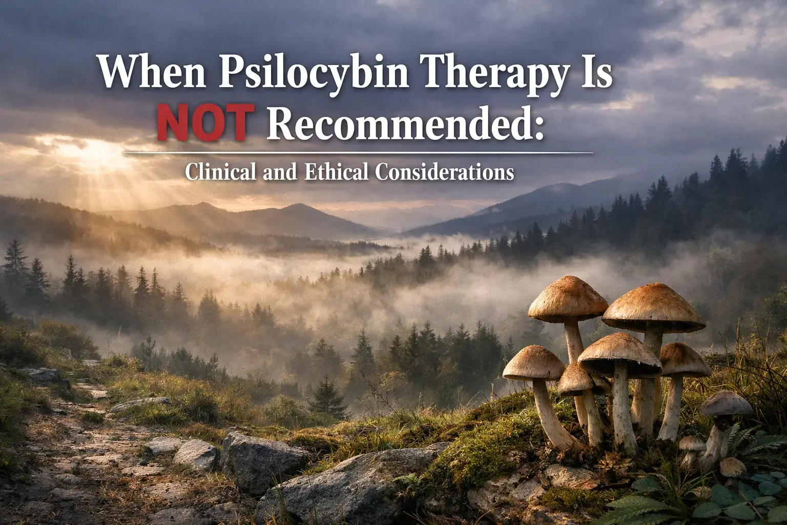 When Psilocybin Therapy Is NOT Recommended: Clinical and Ethical Considerations