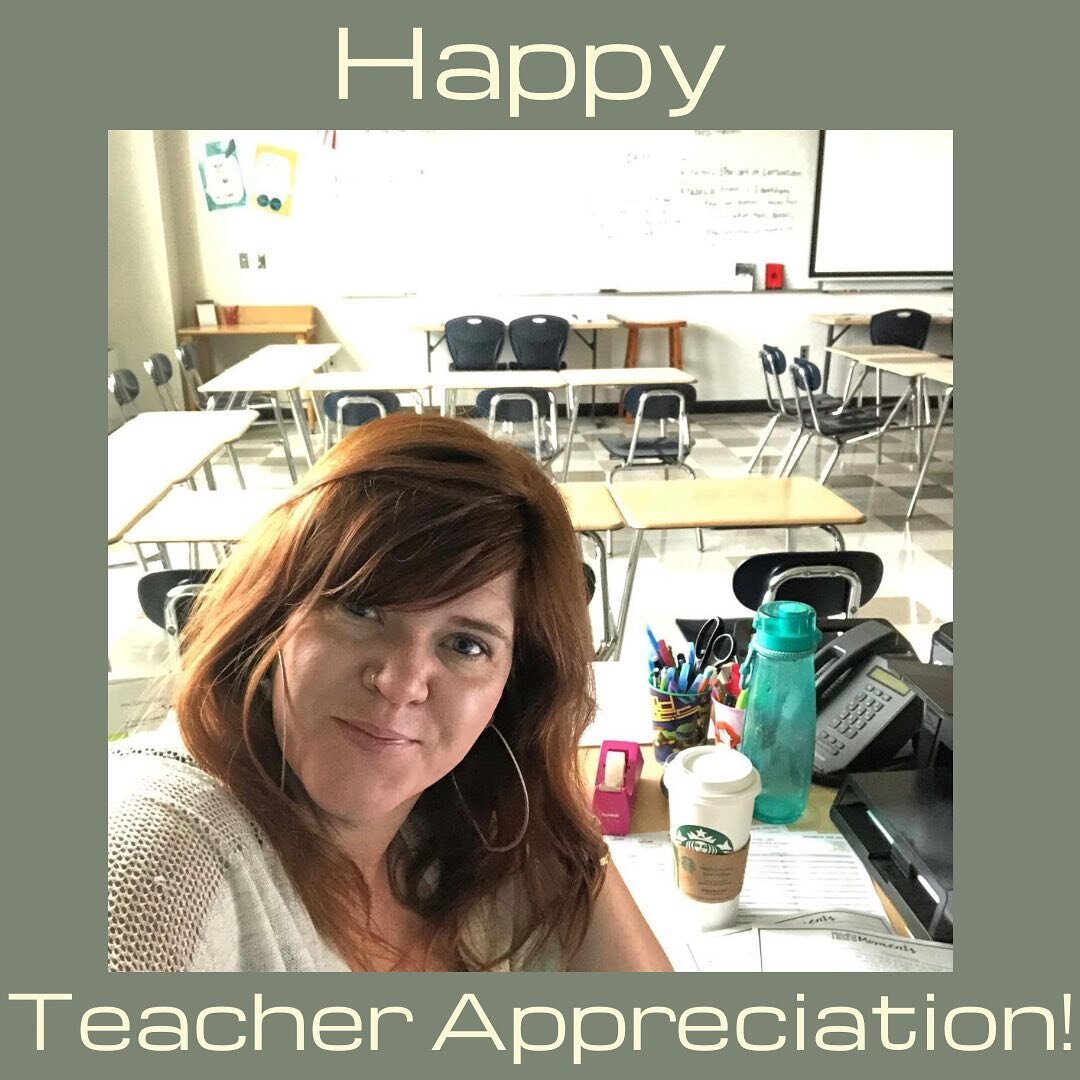 Happy Teacher Appreciation Week from your Editor-in-Chief &amp; former English Teacher! 🤓

Before launching Salt Lake Days, I was a junior high &amp; high school English teacher for 12 years. 

Powered by coffee during the school day (like ... a lot