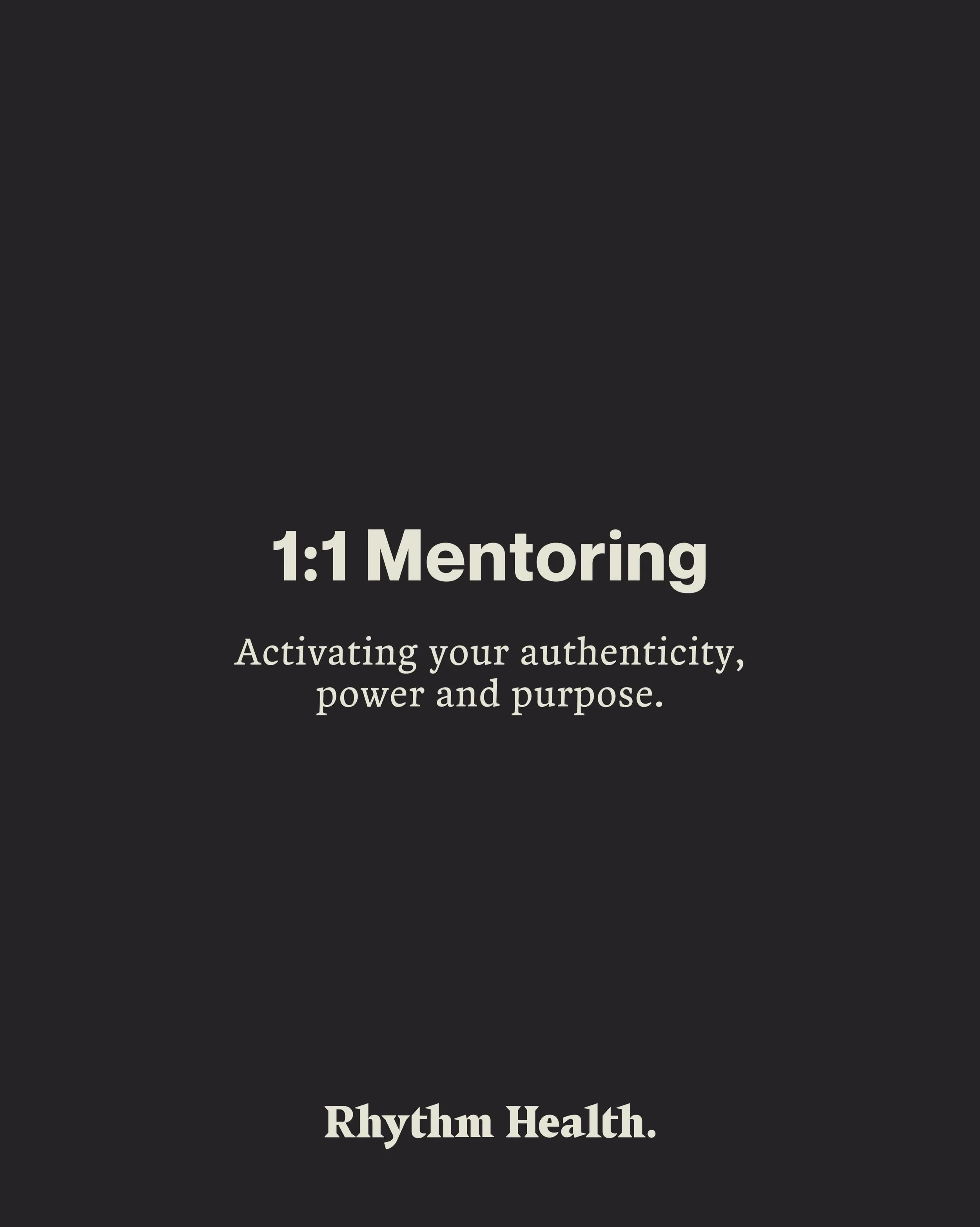 There&rsquo;s a difference between wanting change and being ready for it. 

My 1:1 mentoring is for men and women who are ready to live from their authenticity, own their power, and move with purpose across every area of their life and relationships.