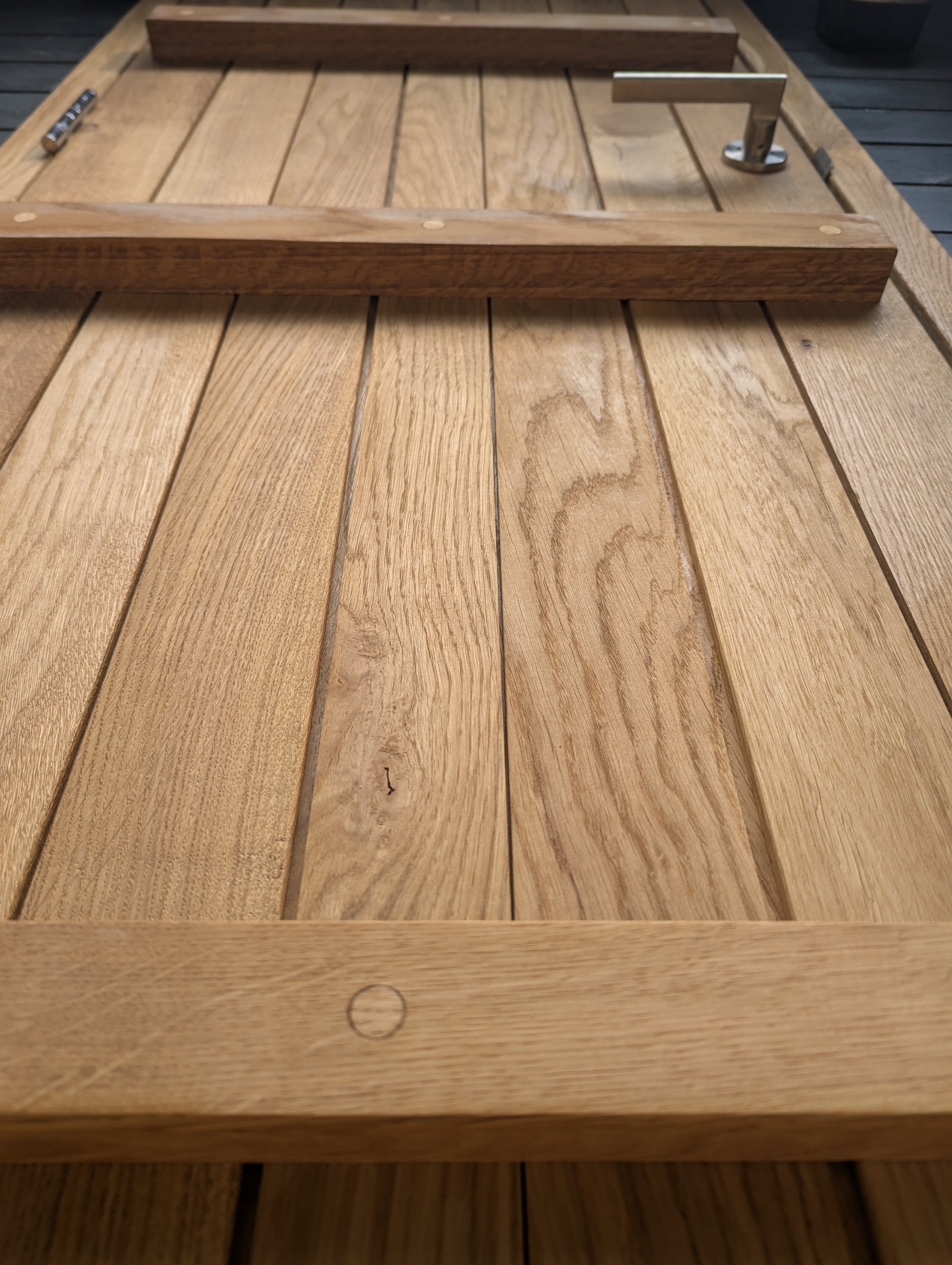 Oak Door Detail